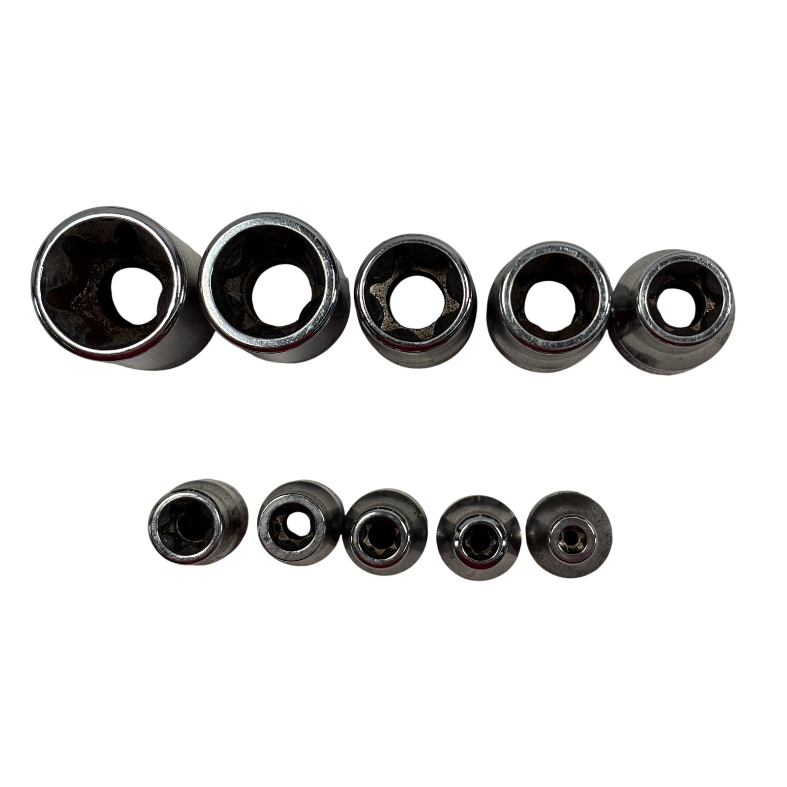 Snap-on 10-Piece Combination 3/8″ / 1/4″ Drive Shallow Socket Set FLE180A