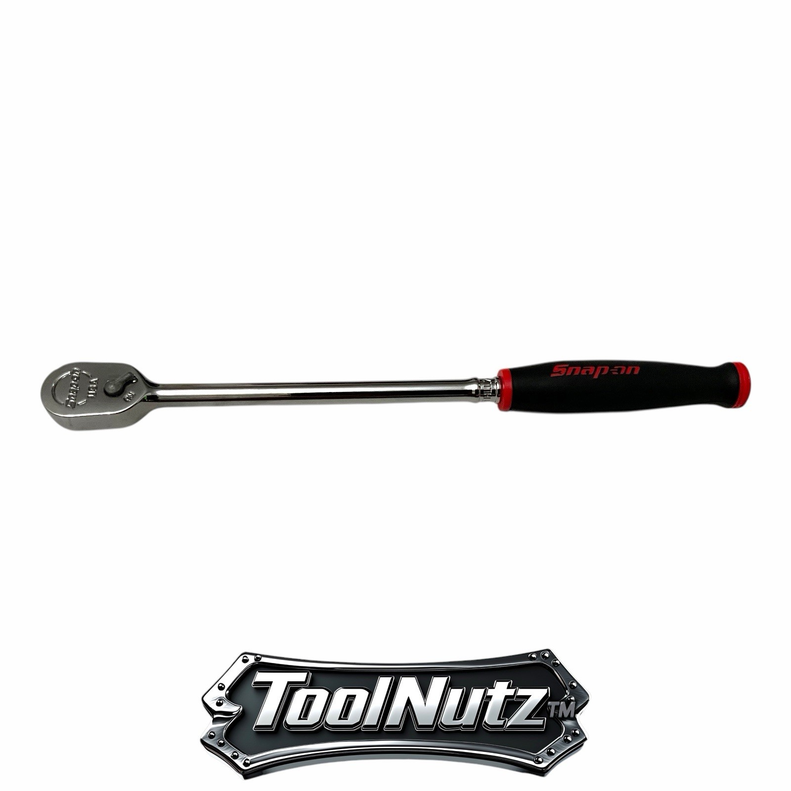 Snap-on Tools NEW THLL72 1/4 Dr RED Soft Grip Extra Long Handle 72 Tooth Ratchet