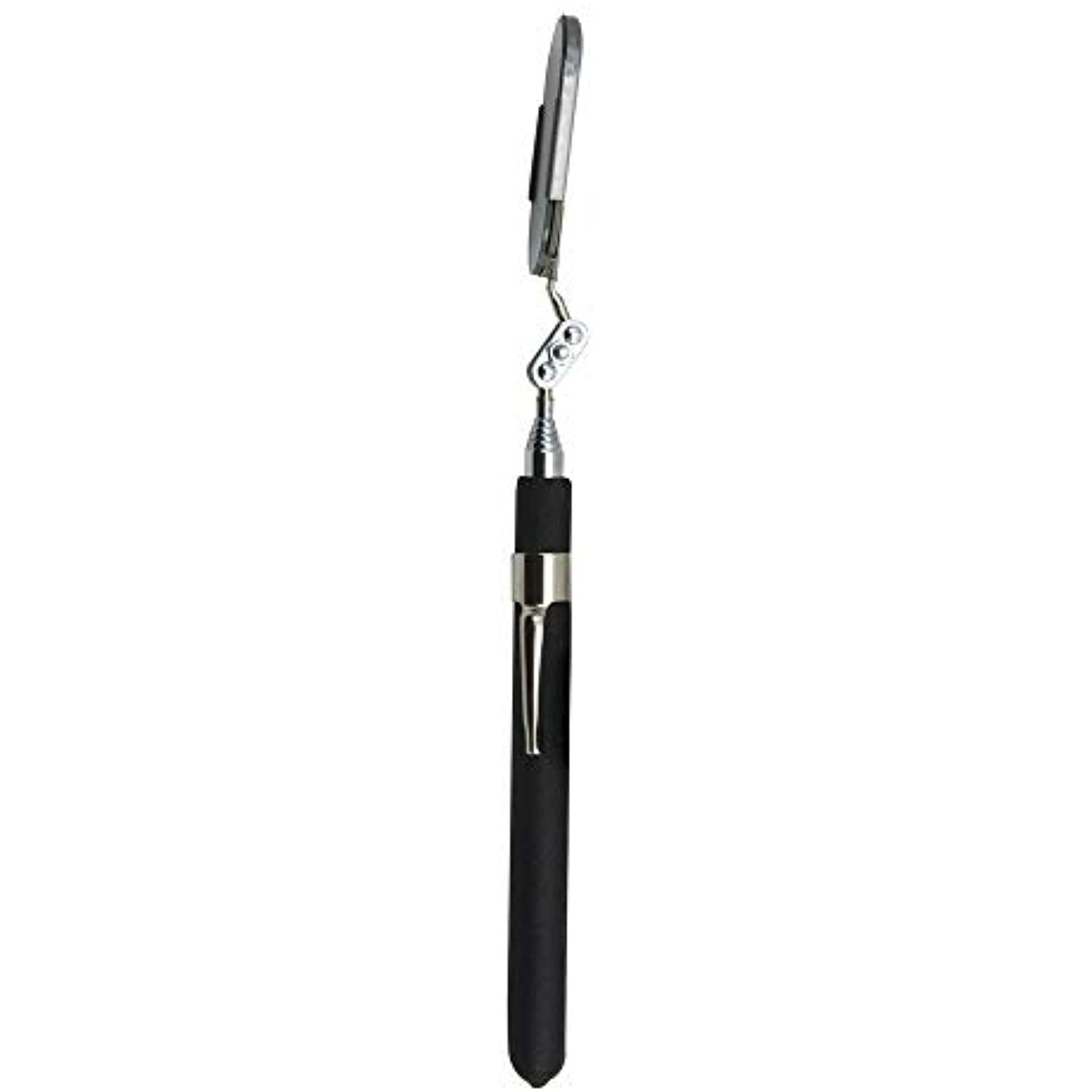 Ullman Devices HTB-2T Oval Pocket Telescoping Inspection Mirror, 1″ x 2″ Mirror,