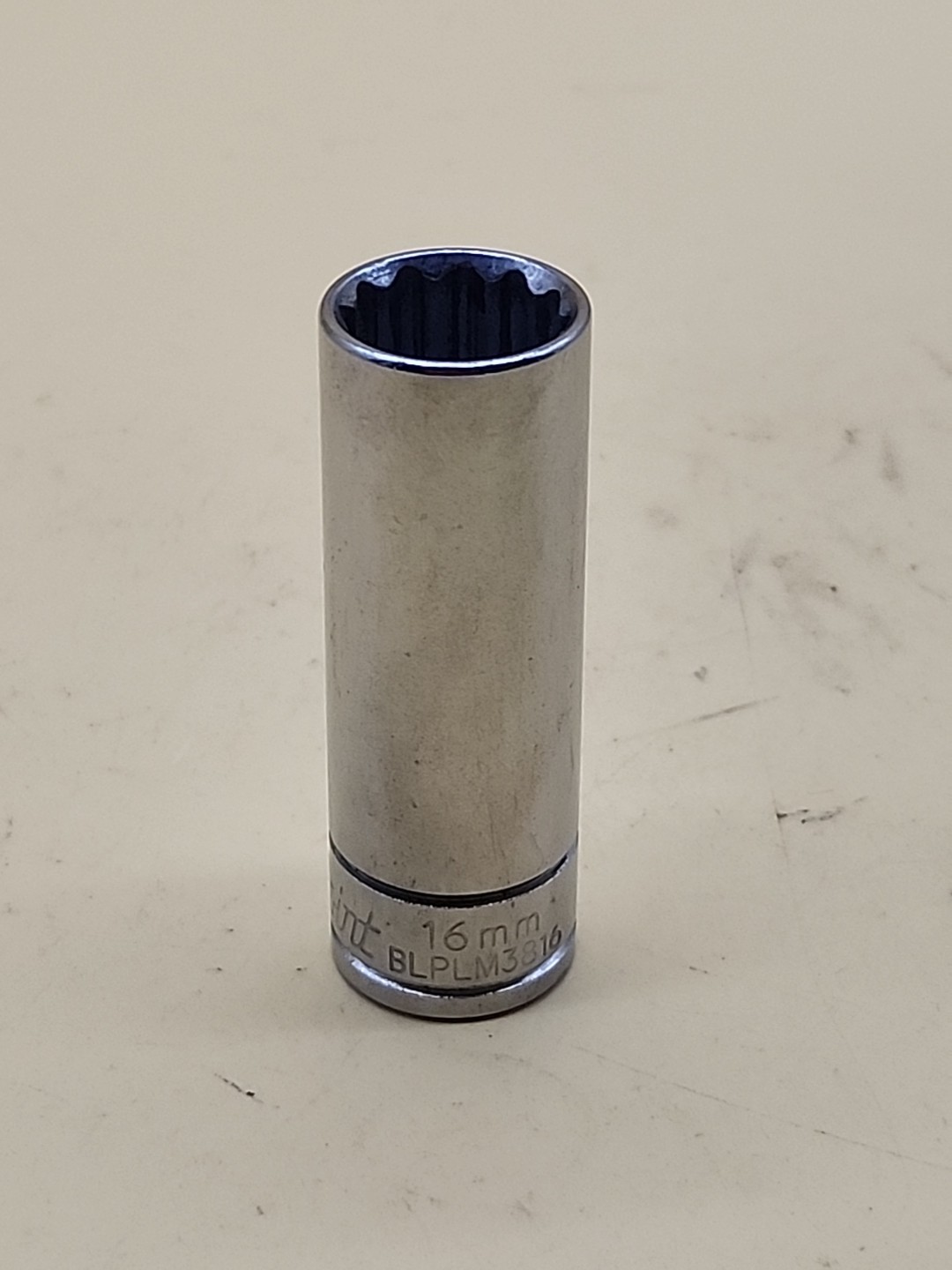 Blue Point Tools BLPLM3816 12 Pt 3/8″ Dr 16mm Deep Metric Socket USA