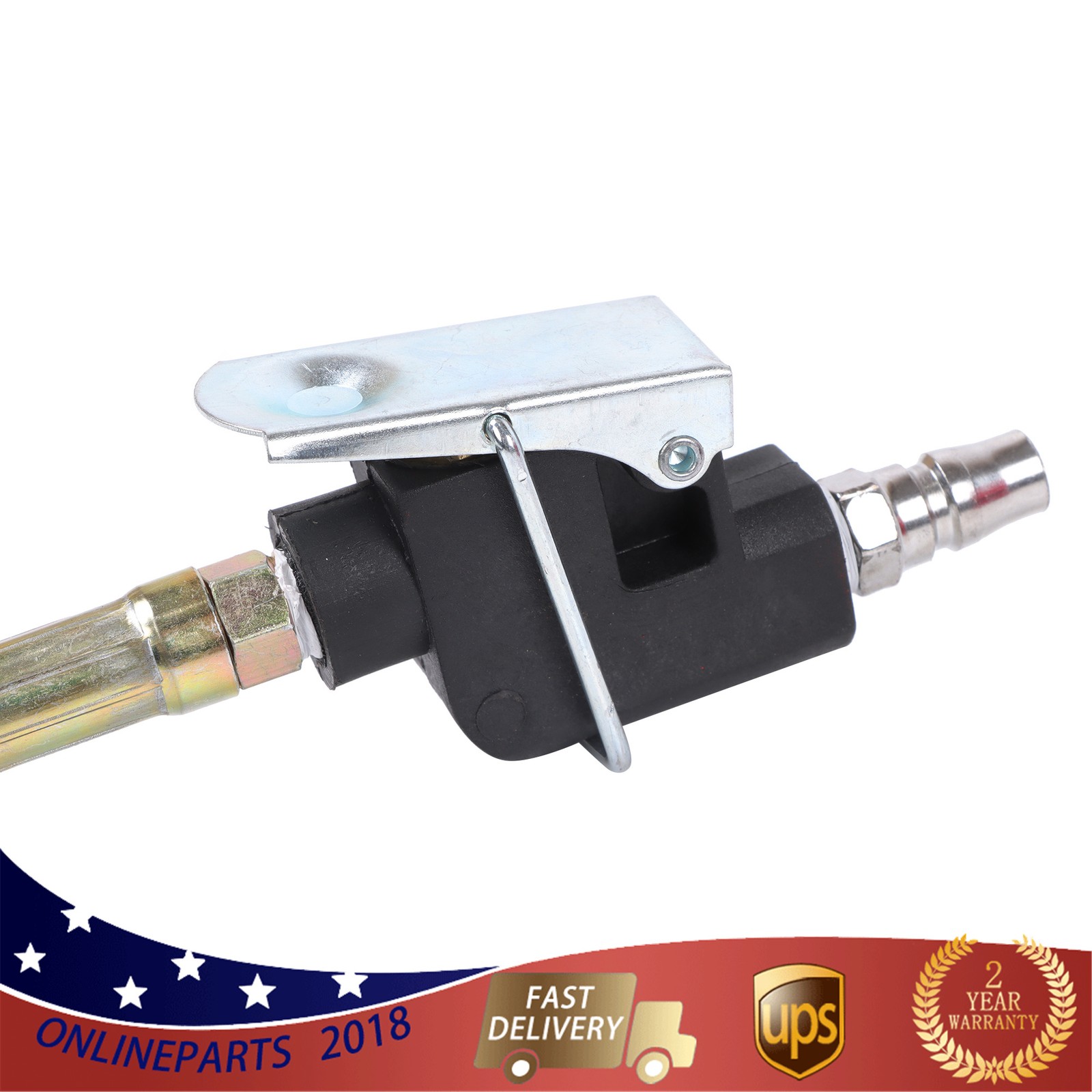 Pneumatic Air Hydraulic Bottle Jack with Manual Hand Pump, 20 Ton (40,000 lb)