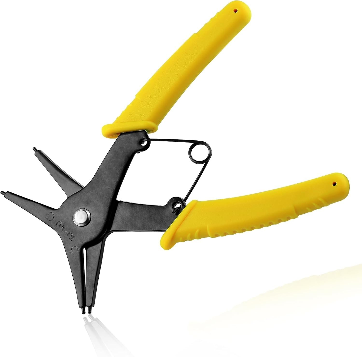 Ergonomic 2 in 1 Circlip Pliers for Effortless Installation: 10-40mm Size