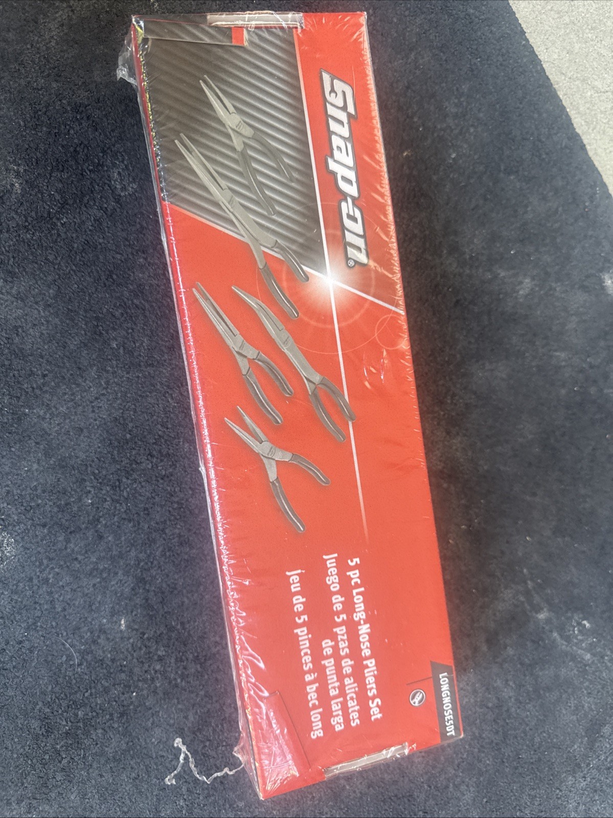 For Snap-on LONGNOSE5dt 5pc Needle Nose Pliers Gray 411CFG 96CFG 97CFG 911CFG