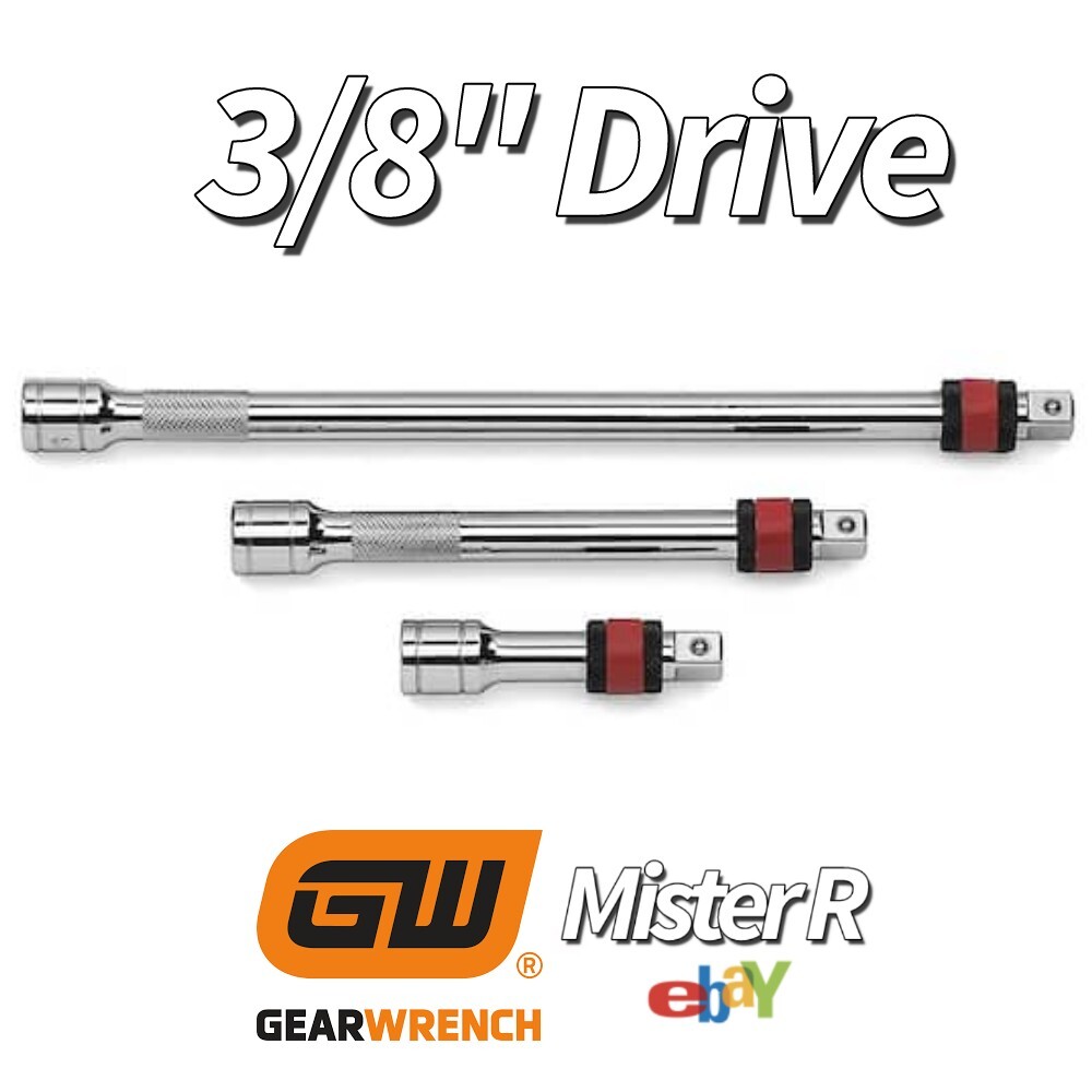 GEARWRENCH • 3/8″ Drive • Locking Extension Set • 3/6/10 Inch • #81202