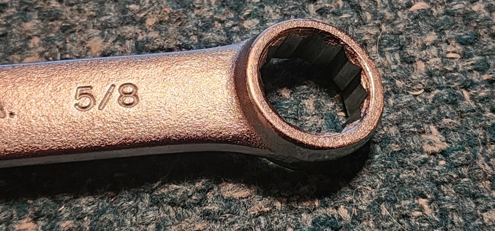 VINTAGE EASCO 3/4″ x 5/8″ 62 124 DOUBLE BOX END WRENCH SAE FORGED! Made In USA!