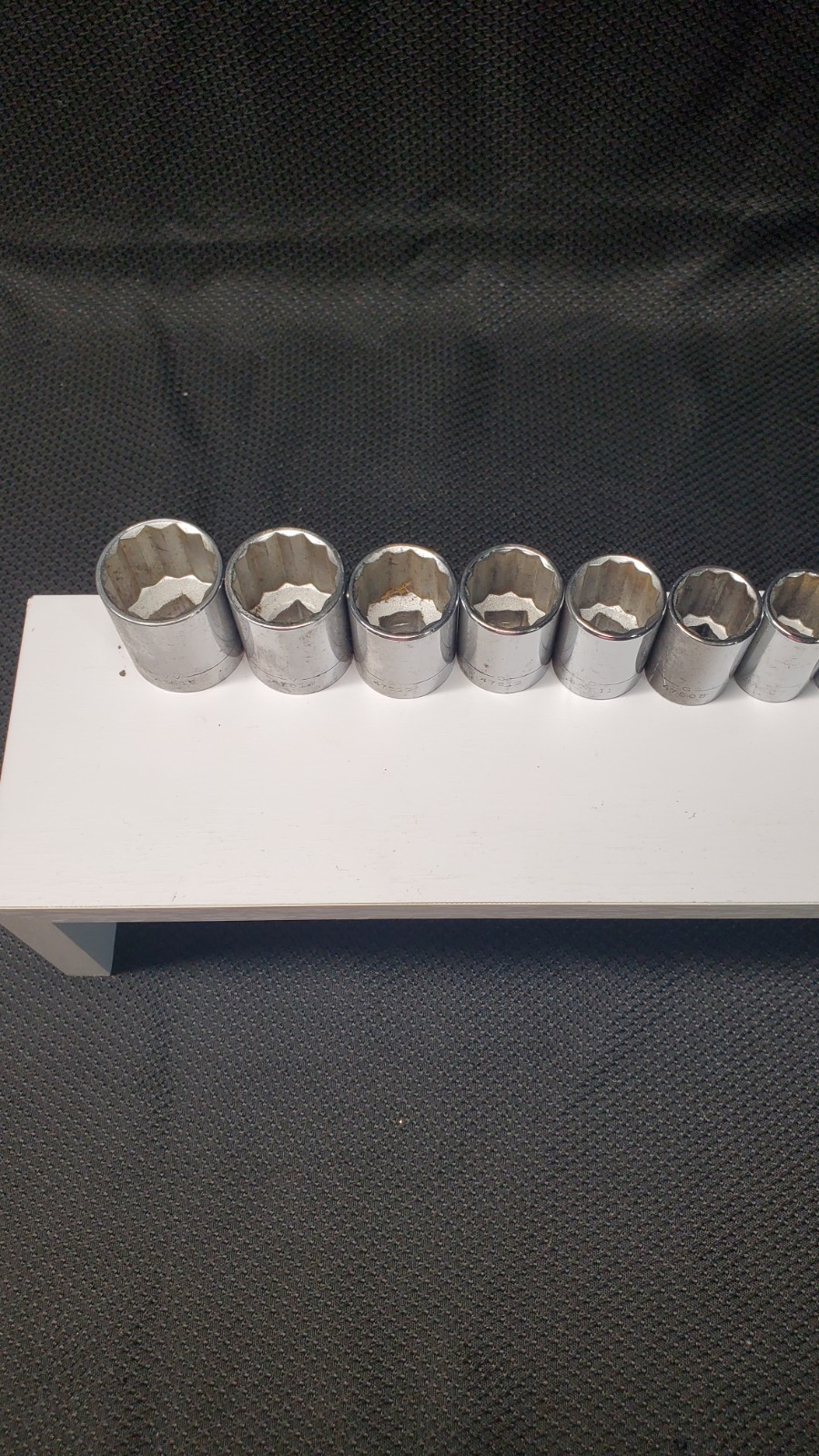 Vintage Craftsman USA 1/2″ Drive 12-Point Deep Socket Set 10 Pc V VV G Series
