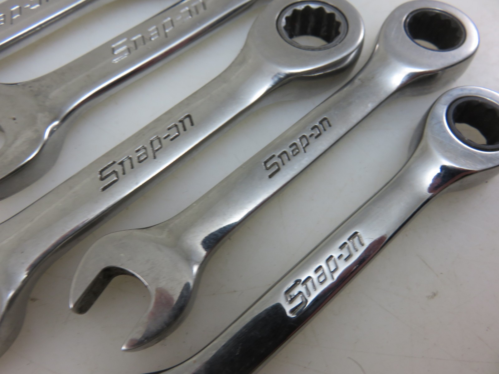 Snap-On METRIC OXIRM Stubby Ratcheting Combination Wrench 7pc Set