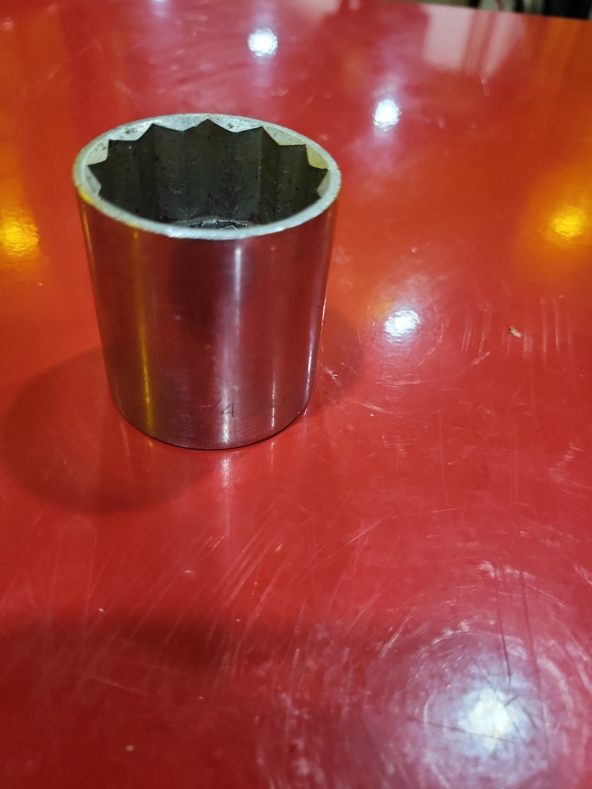 Husky 1-1/4″ 12 Point Shallow Chrome Socket 1/2″ Drive CT1240 USA