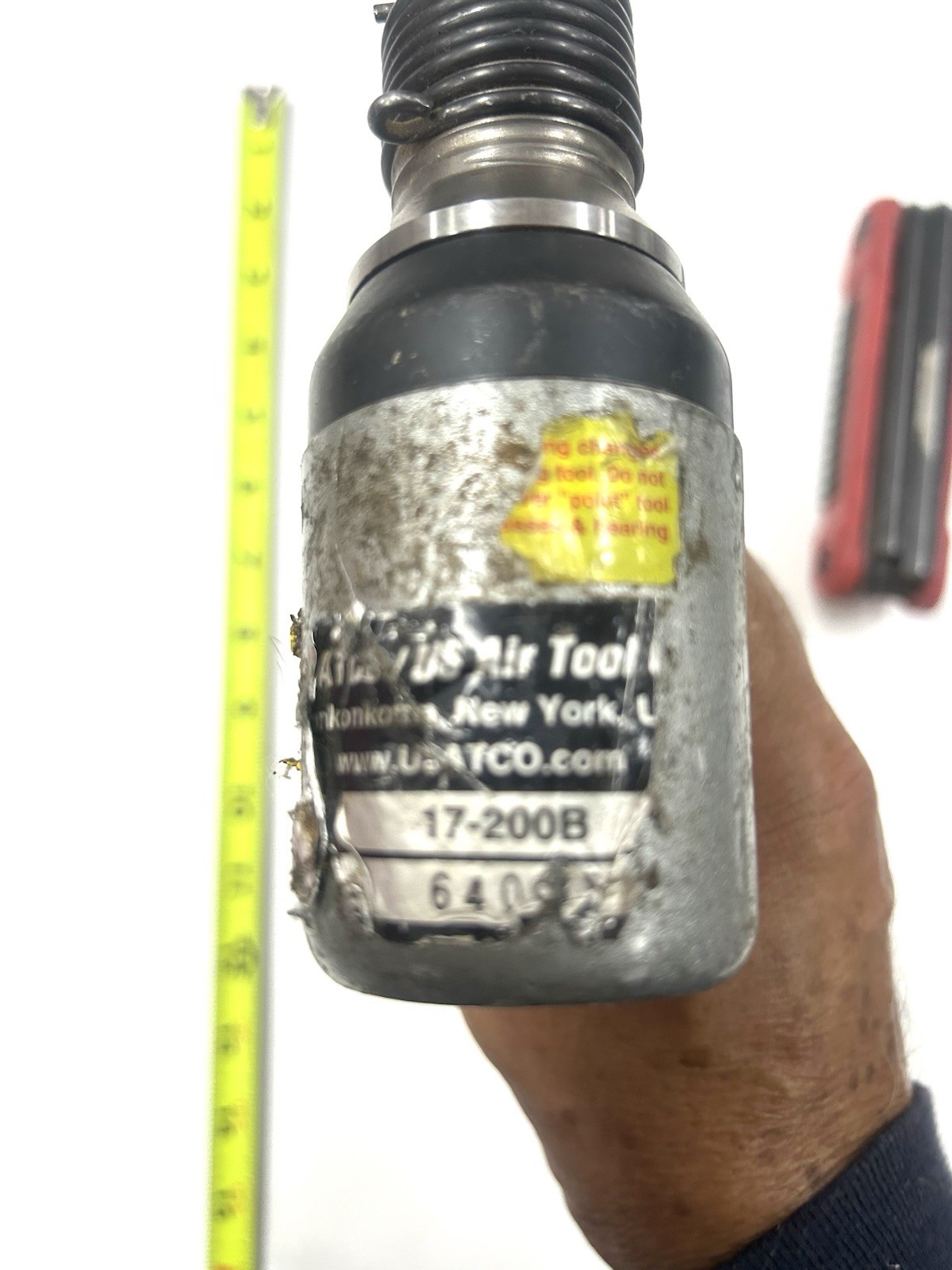 U.S. Air Tool 17-200B Pneu Riv Sha w/ Snap-on AVEF6K Hex Key Set C-8877