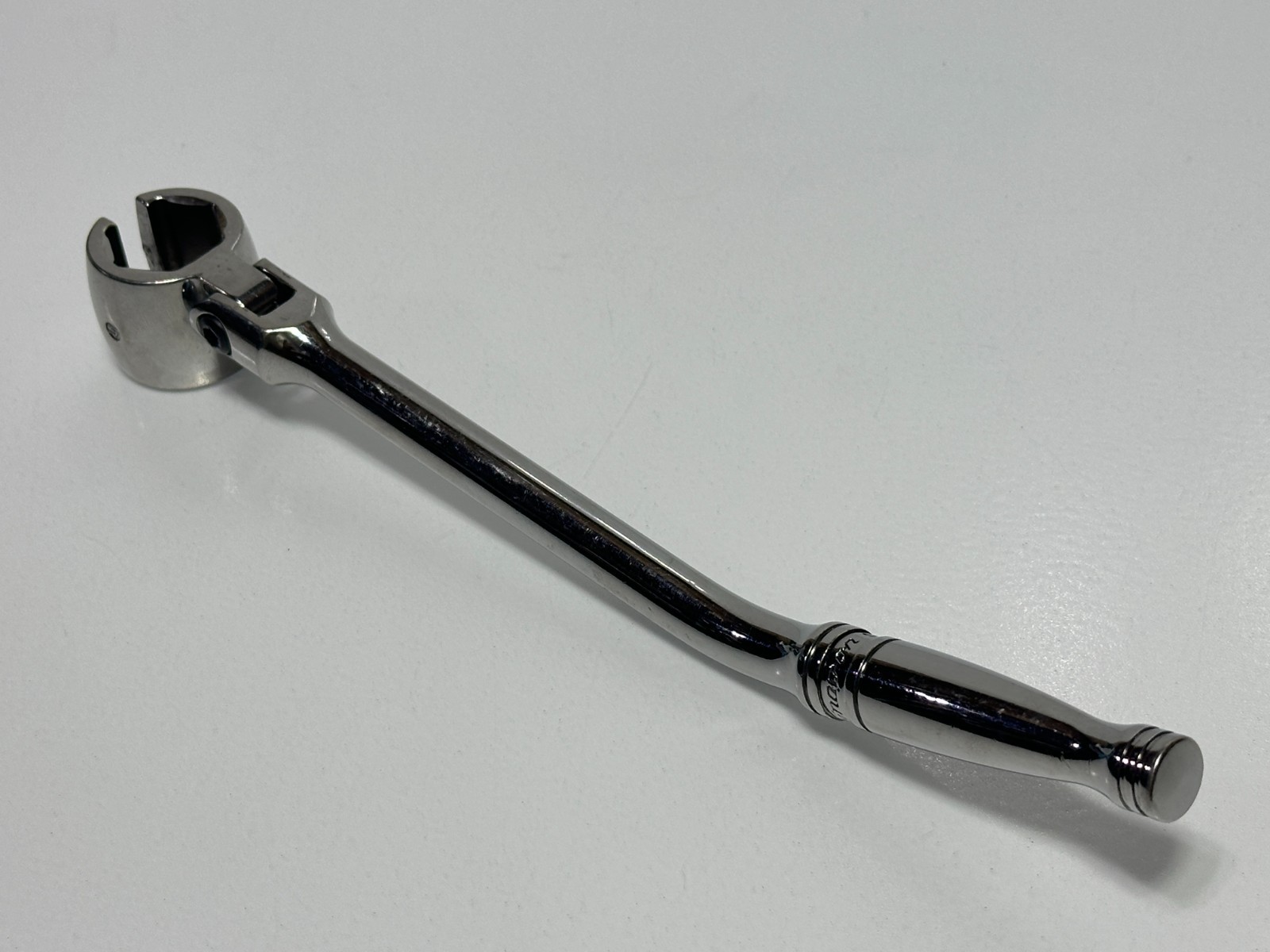 🇺🇸 Snap-on Tools USA Flex Head Oxygen Sensor Chrome Ratchet Wrench SWR1A 7/8″