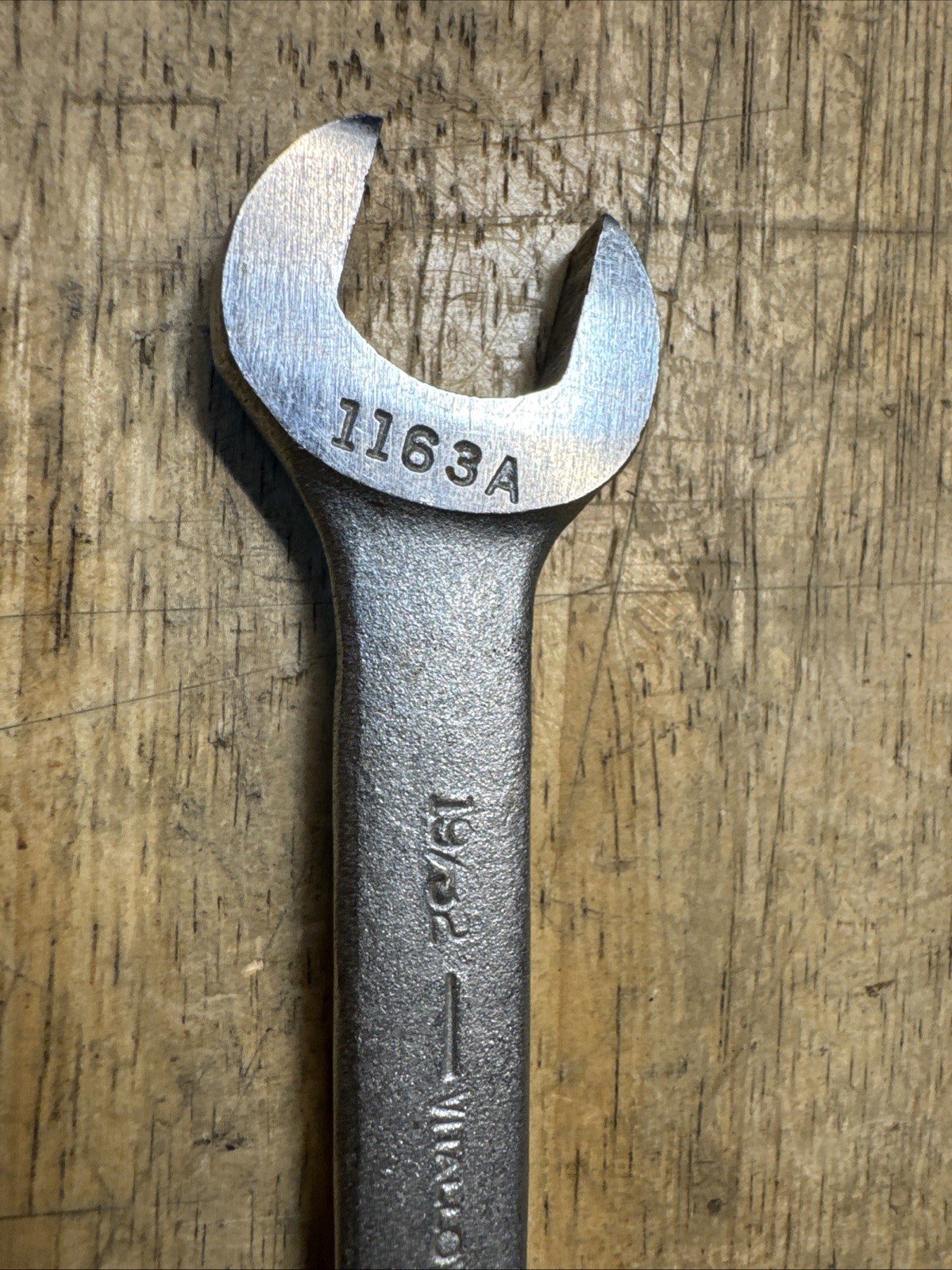 Vintage Billings Vitalloy 1163 9/16″ Combination wrench Made in USA 