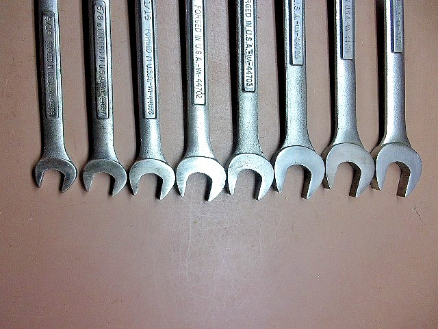 🔥 8 CRAFTSMAN SAE Combination Wrenches VV-Series 9/16″ to 1-1/8″ Partial Set