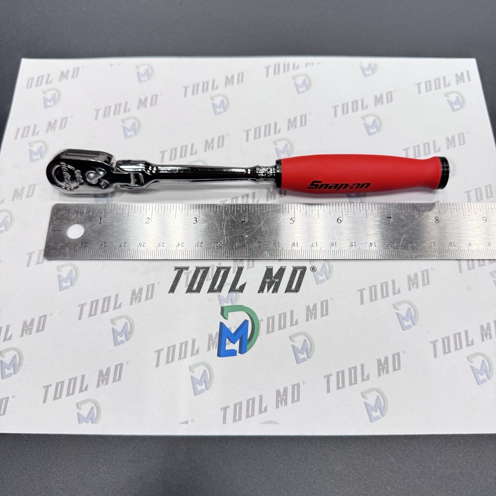 Snap-on Tools USA 3/8″ Drive REVERSE RED SMALL BODY Flex-Head Ratchet FHCLF72