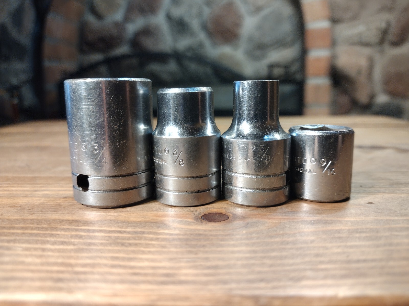 Proto Professional 3/4″ large socket lot of 9 Various BIG Sizes 1-2 inches PICS