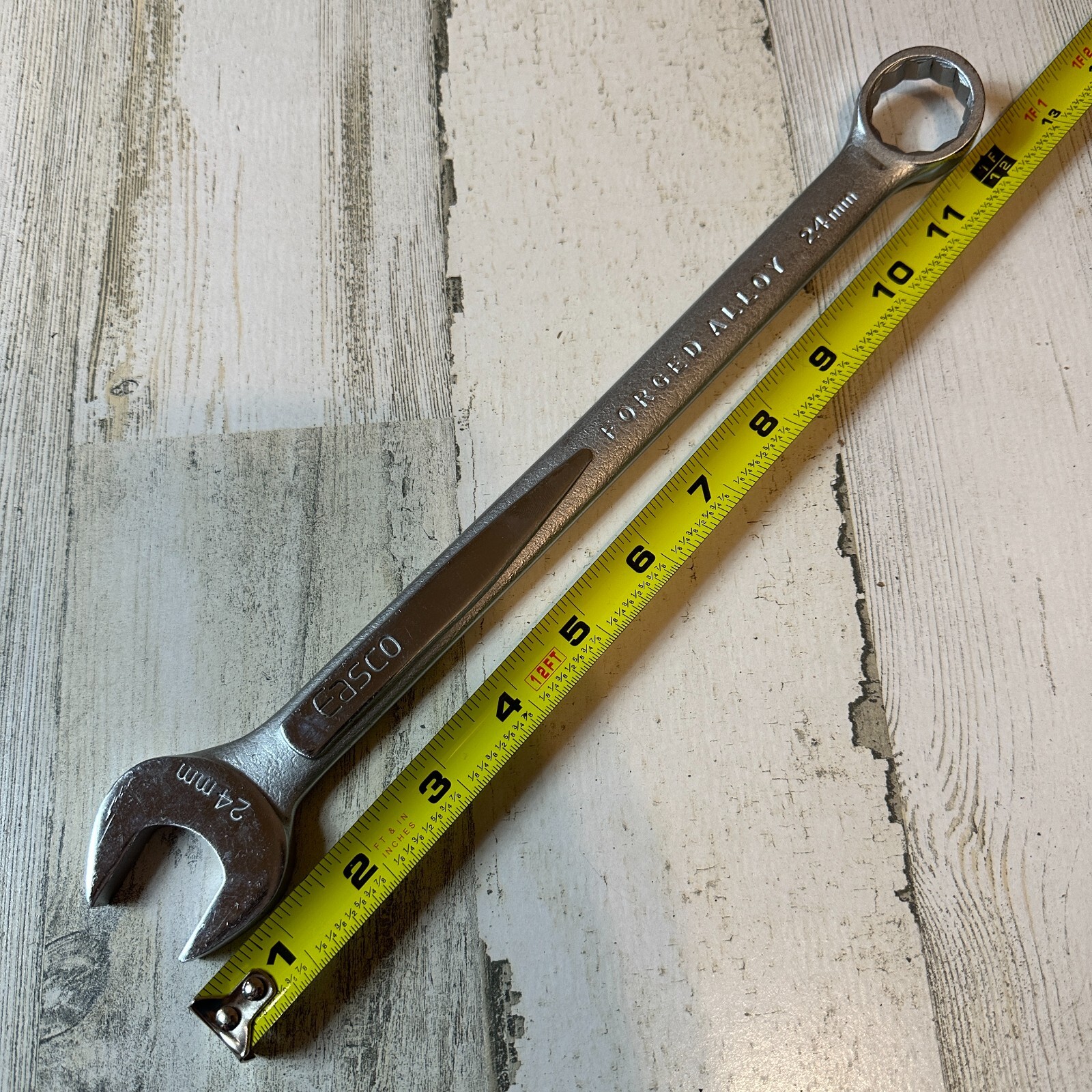 EASCO 24MM METRIC COMBINATION WRENCH PN 63624 HAND TOOL MADE IN USA FORGED ALLOY