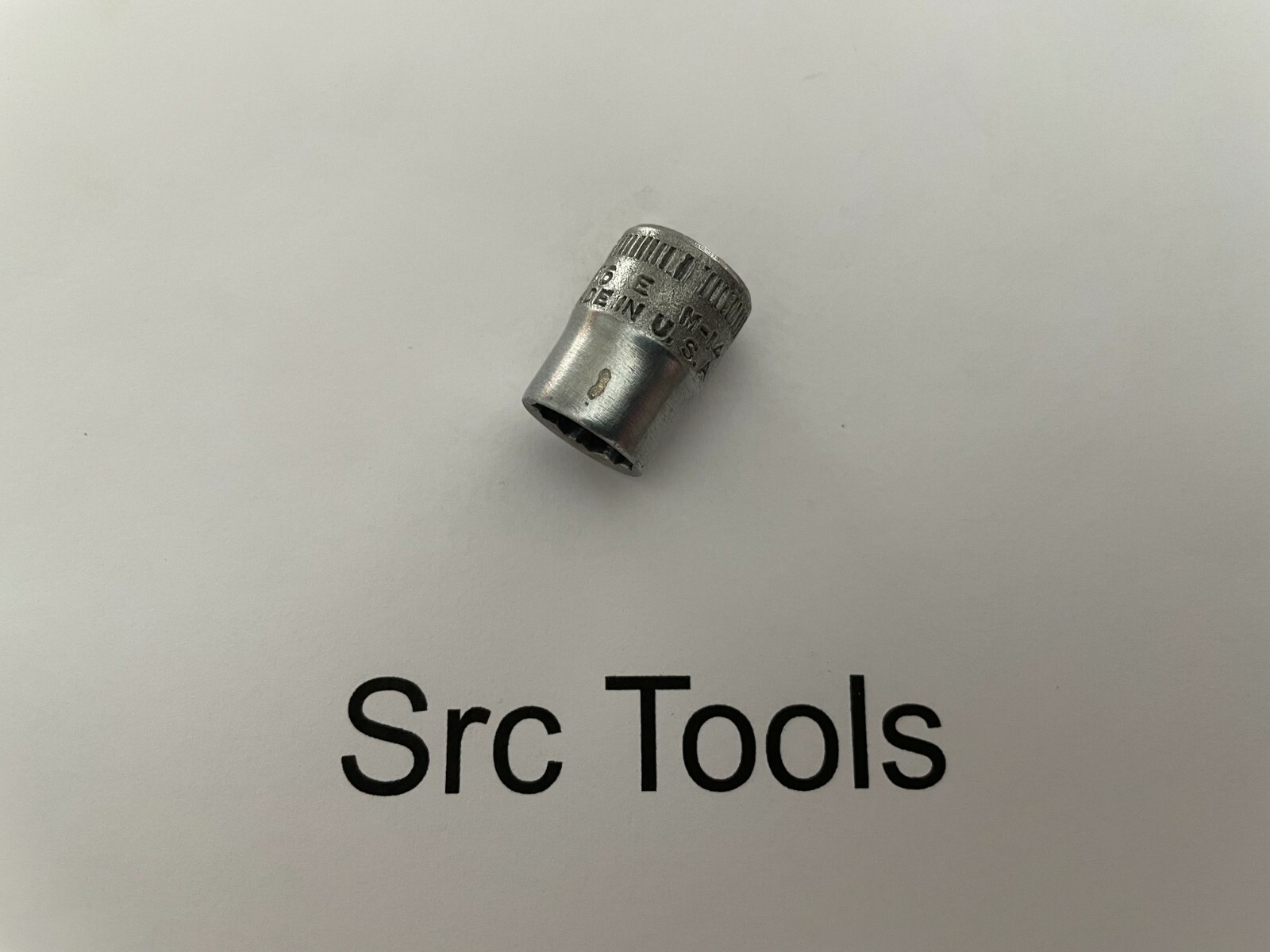 *RARE 1944* Snap-On Tools USA 9/32″ Drv 7/16″ SAE 12pt Midget Chrome Socket M-14