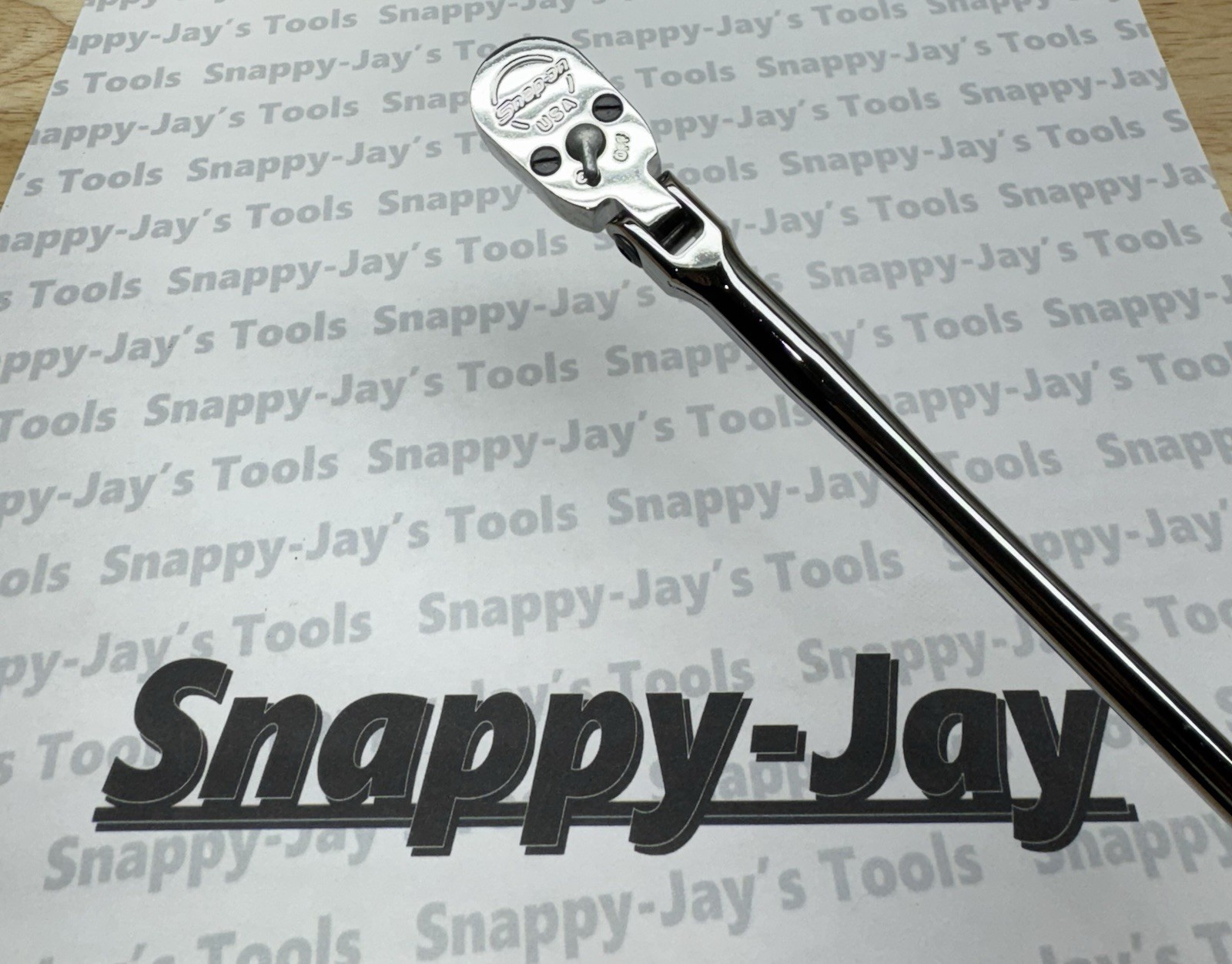 Snap-on Tools USA NEW 1/4″ Drive Chrome Extra Long Flex Head Ratchet TLLF72