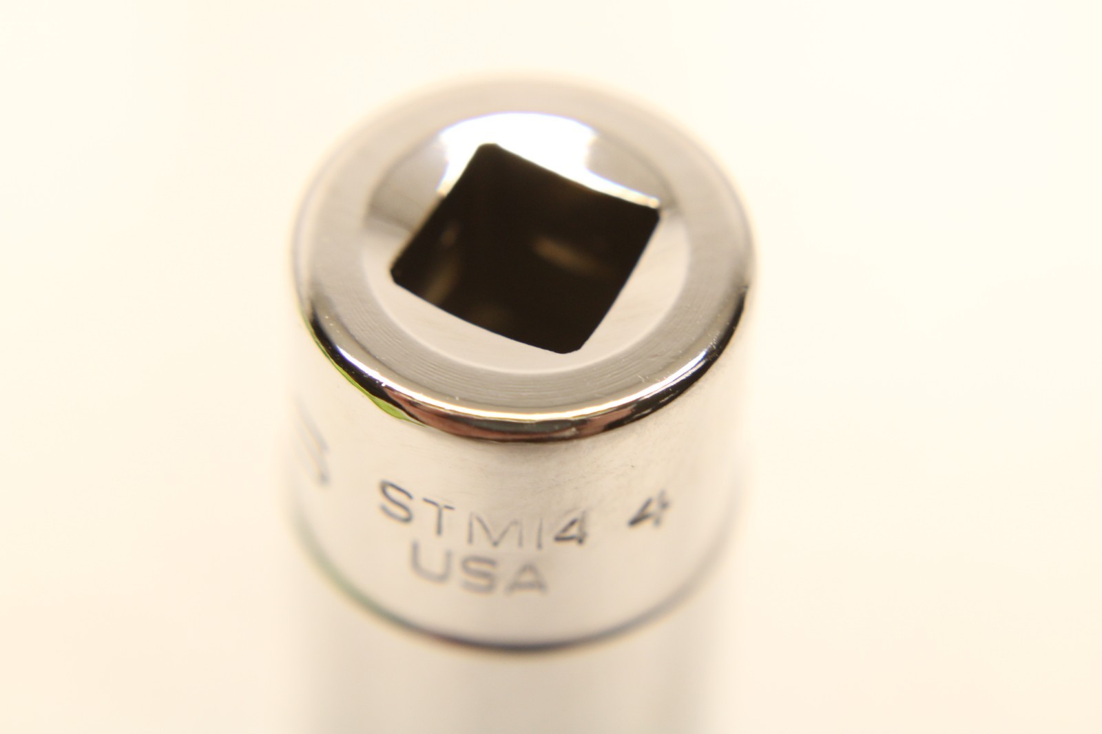 Snap-on Tools USA NEW 1/4″ Drive 6-POINT SAE 7/16” DEEP Chrome Socket STM14