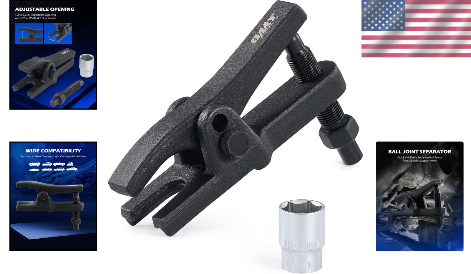 Universal Ball Joint Removal Tool – Adjustable Socket for Easy Auto Repairs