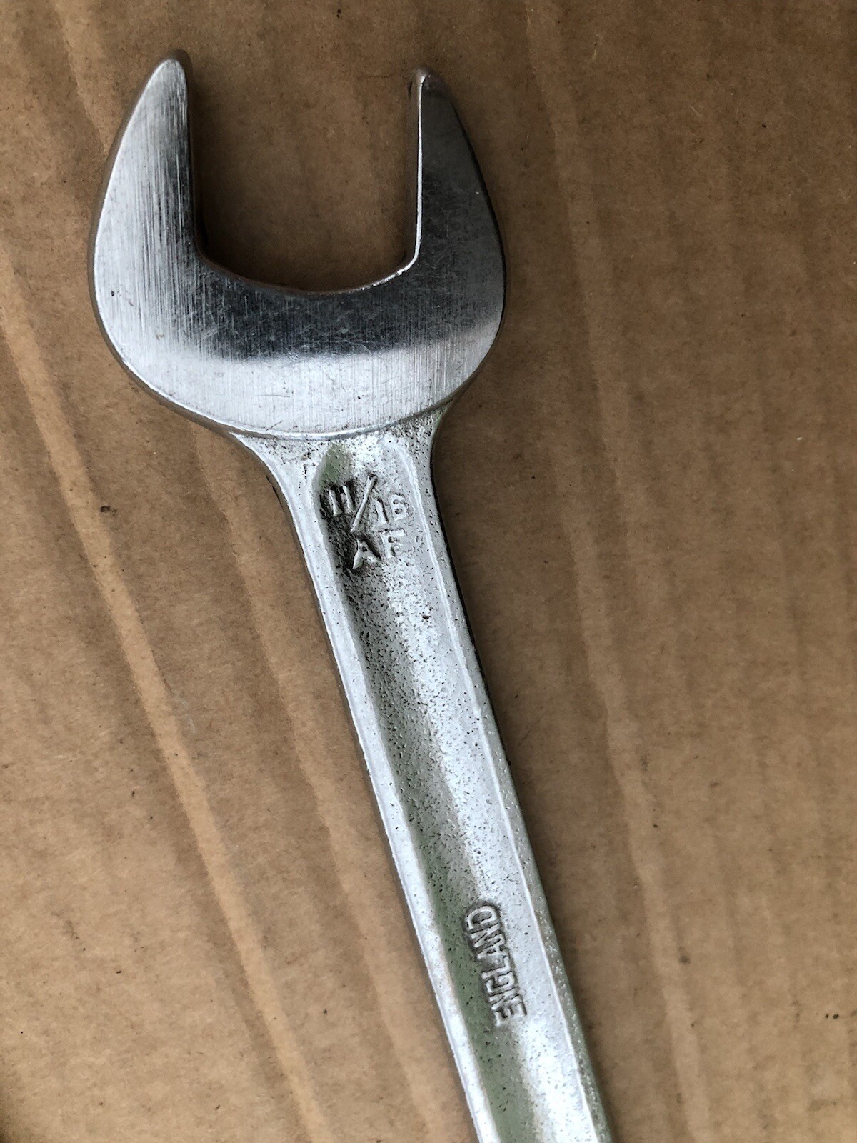 TW Superslim Double Open Ended Spanner 11/16AF x 13/16AF England