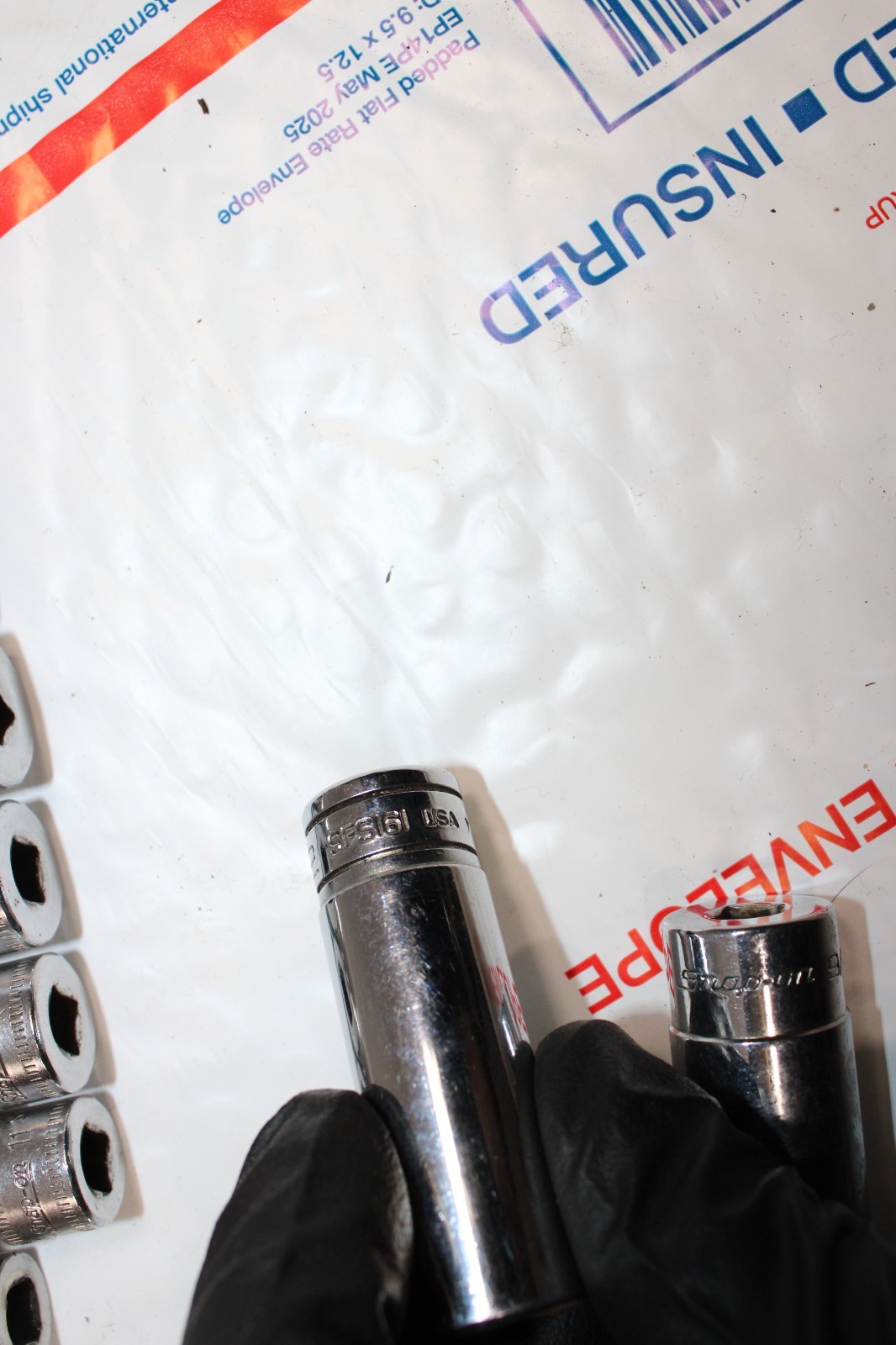 Snap On 1/4 Metric 12 Point Deep Socket 14pc STMM4-STMM15 Matco 10mm and 2 SAE