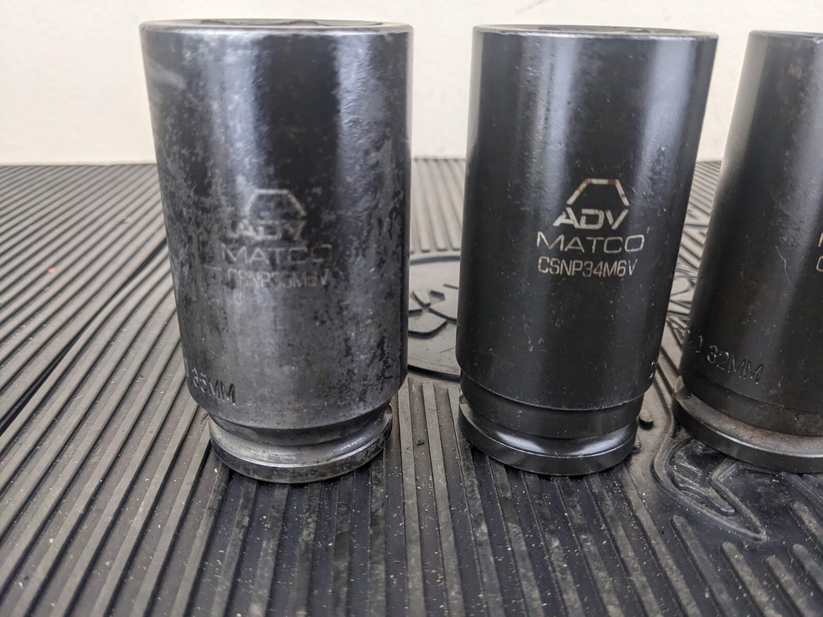 #az379 MATCO TOOLS ADV CDP SOCKET 30mm 32mm 34mm 35mm 6 POINT SET