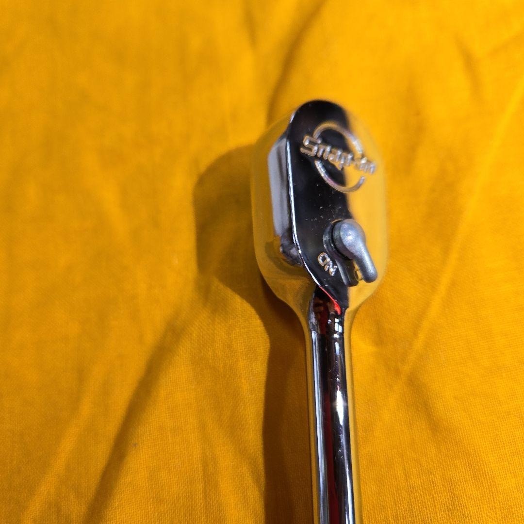 Snap-on TL72 1/4″ Drive Chrome Long Handle Ratchet sold as is