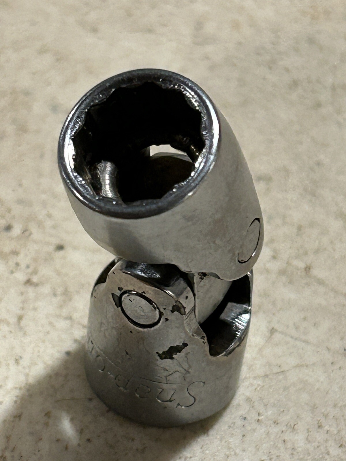 Snap On 3/8 Drive 7/16 12PT Swivel Socket FVU14