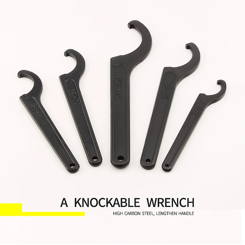 22-220mm Round Nut Half Moon Wrench – Adjustable Shock Absorber Wrench Set