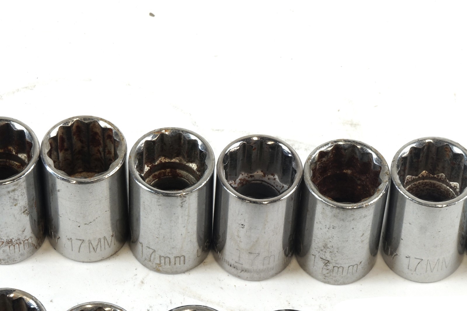 Assorted Brands 17MM Metric Standard Socket 1/2″ Drive KD Proto Craftsman 12 PT