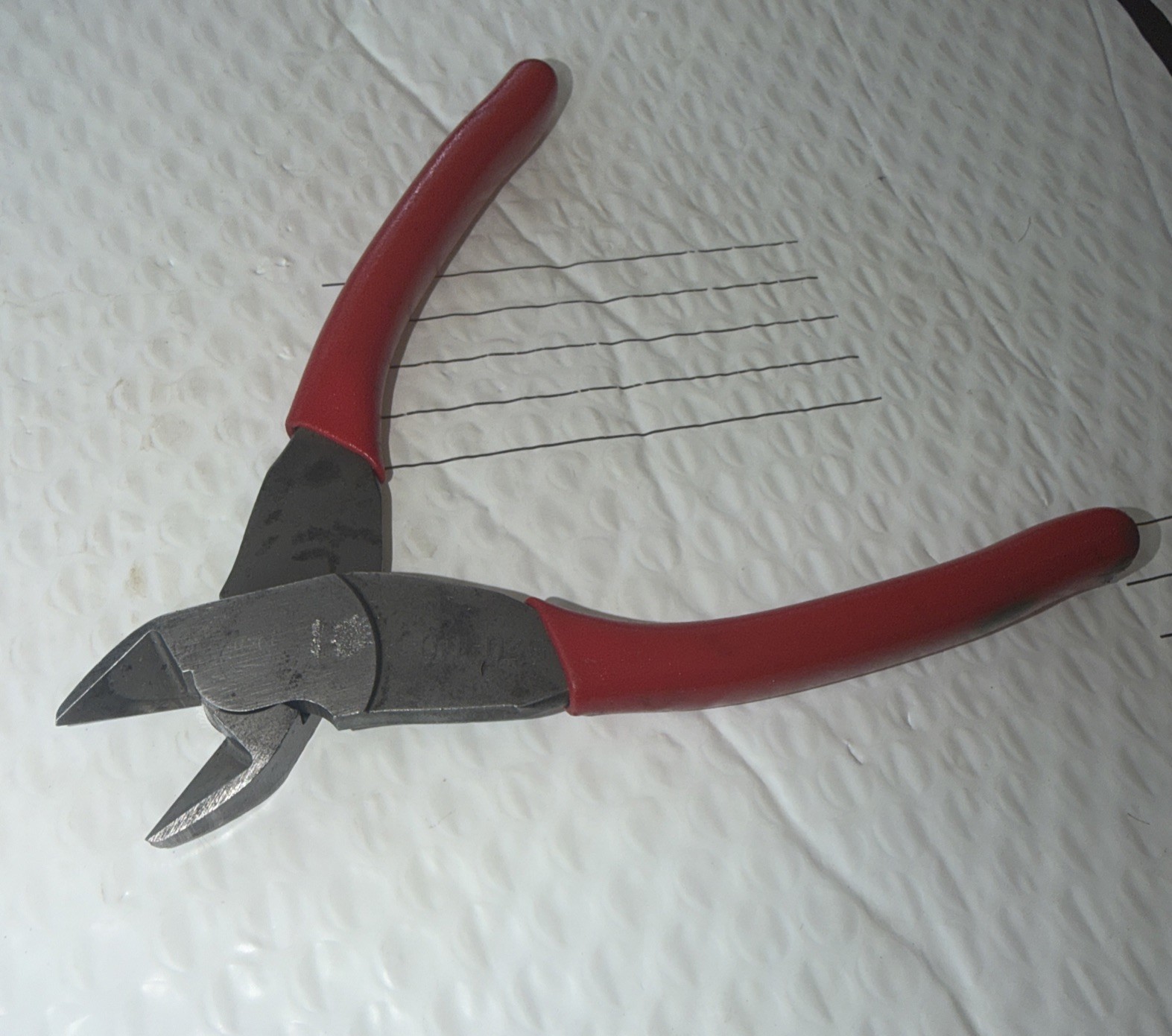 Snap-On 87CF Diagonal Power Edge Pliers Diagonal Cutter 7.5″ Used