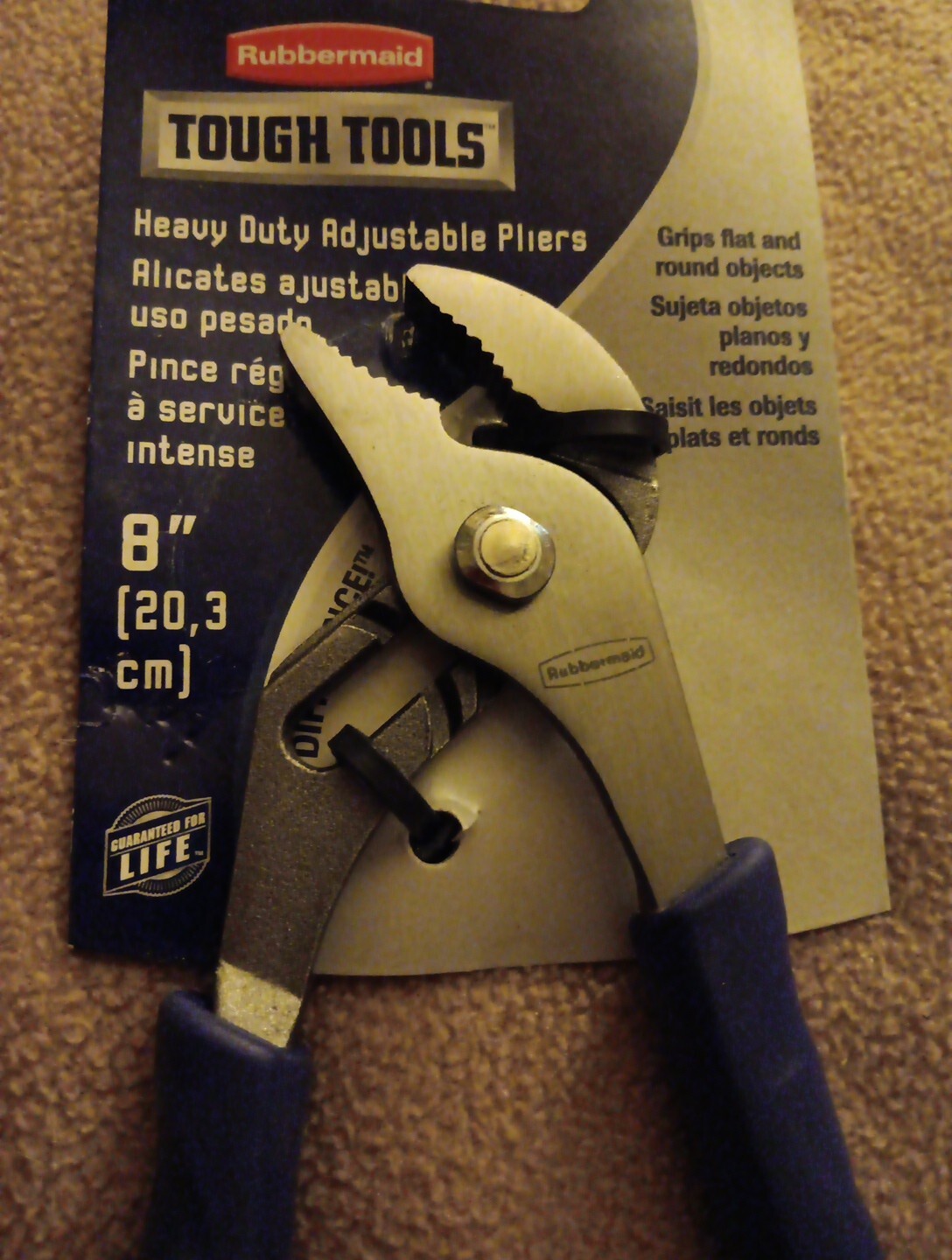 Rubbermaid HeavyDuty 8″ Adjustable Pliers