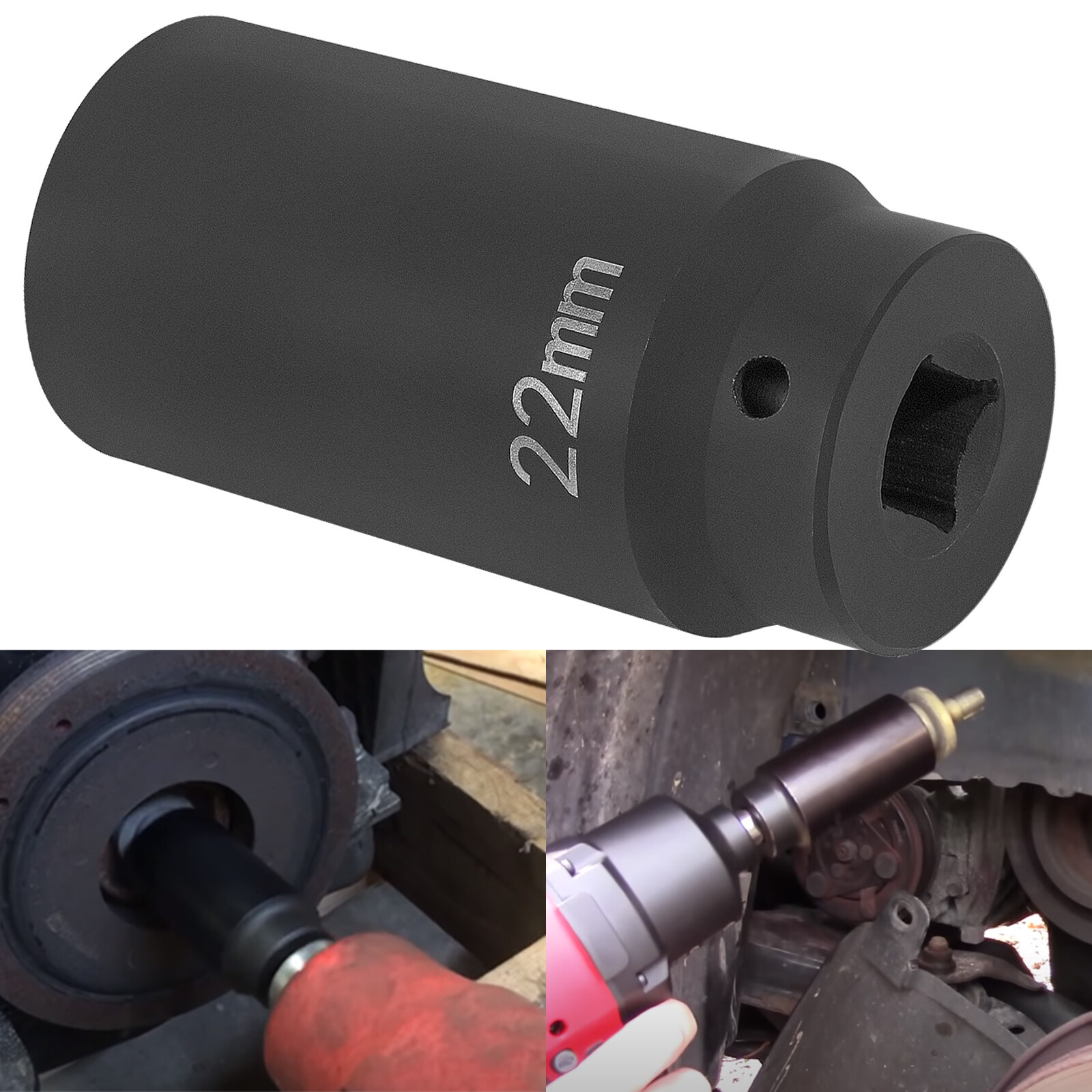 22MM Harmonic Balancer Socket LIS-77110 Crank Bolt Socket