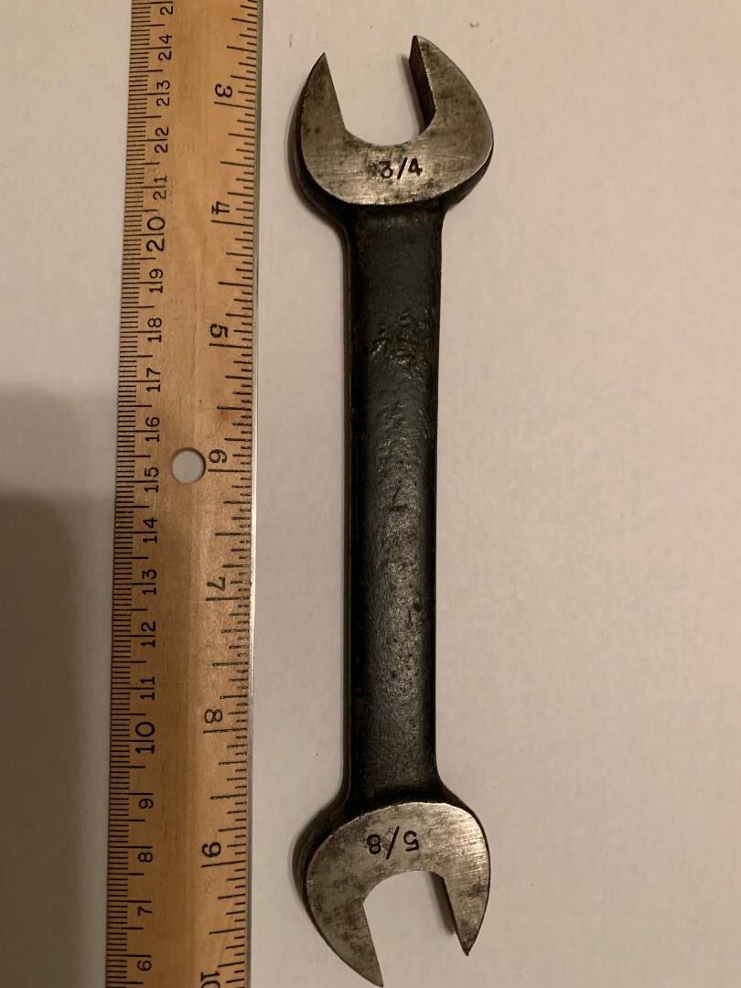 Rare/Vintage «FAIRMOUNT» 3/4in. x 5/8in. Double Open End Wrench  Made in USA