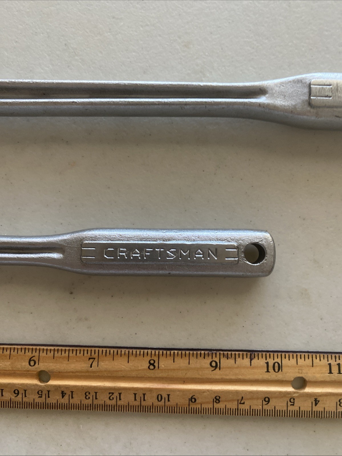 2pc.VINTAGE CRAFTSMAN =V= 1/2 15” & 3/8 Breaker Bars USA Clean Examples