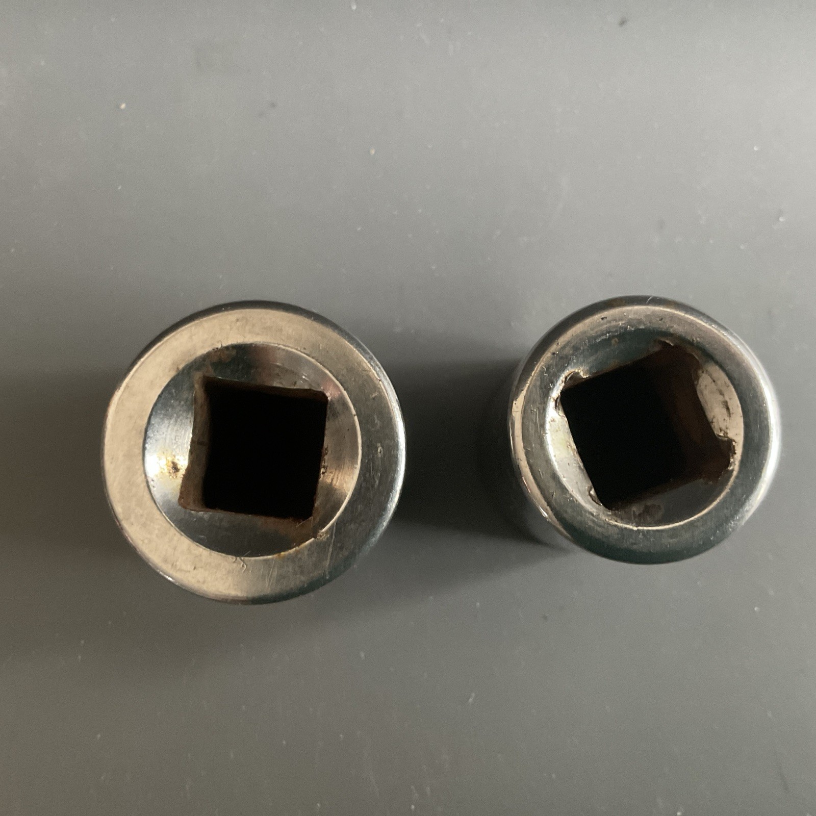 Craftsman -G -22mm /19mm 12 Point Shallow Chrome Sockets 1/2″ Drive 44239 45238