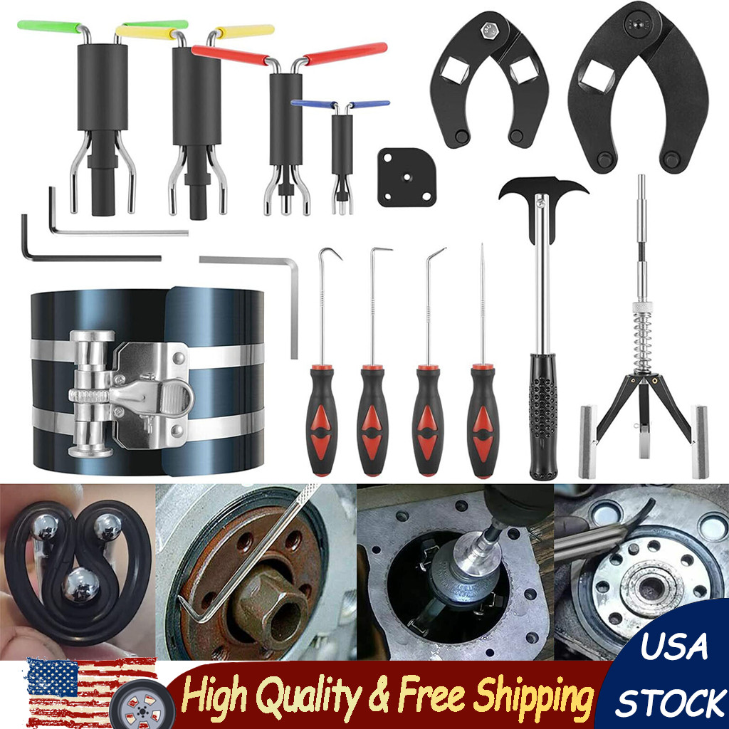 Hydraulic Cylinder Repair Tools Rod/Gland Wrench Seal Installer For Skid Steers