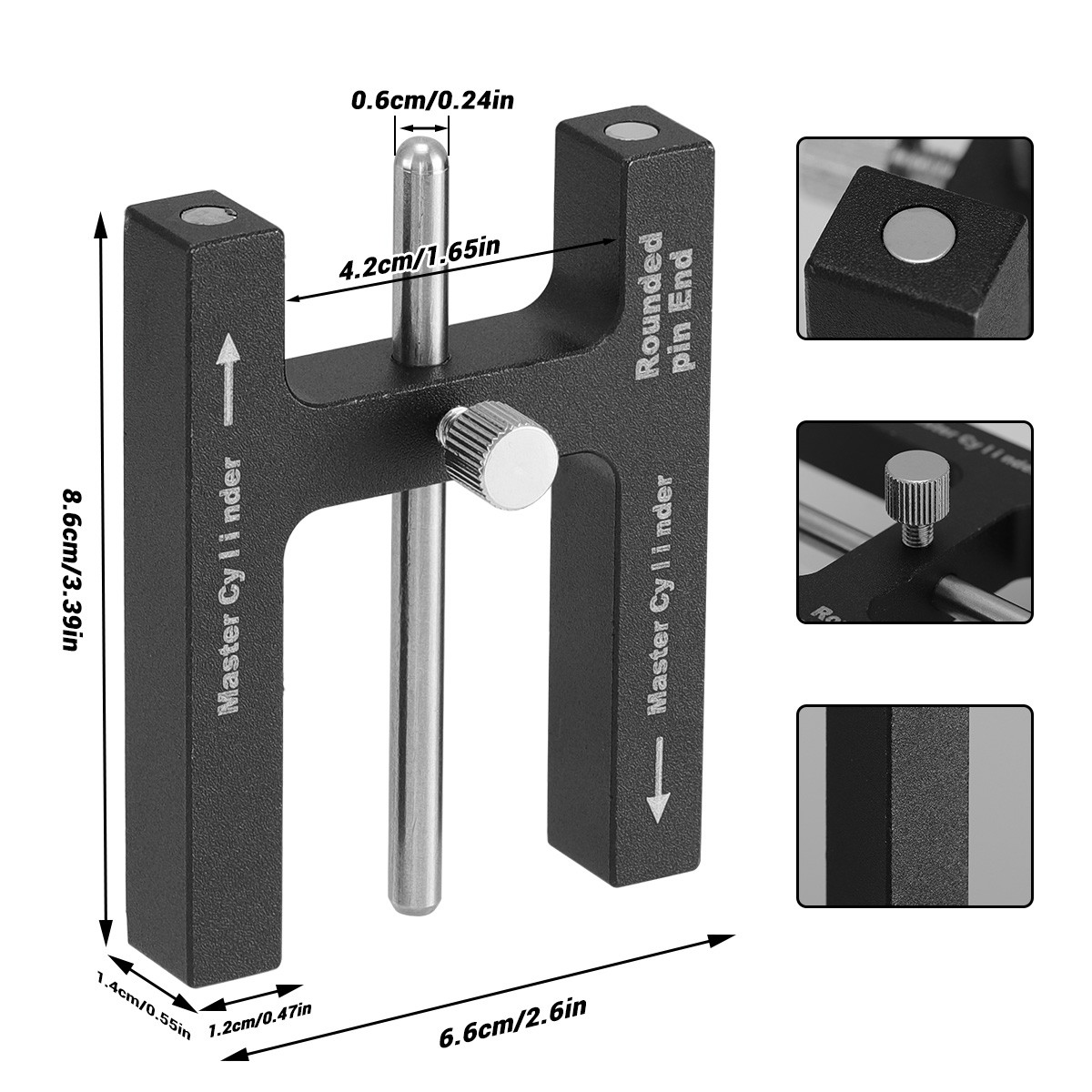 Power Brake Booster Master Cylinder Push Rod Length Gauge Pin Adjustment Tool
