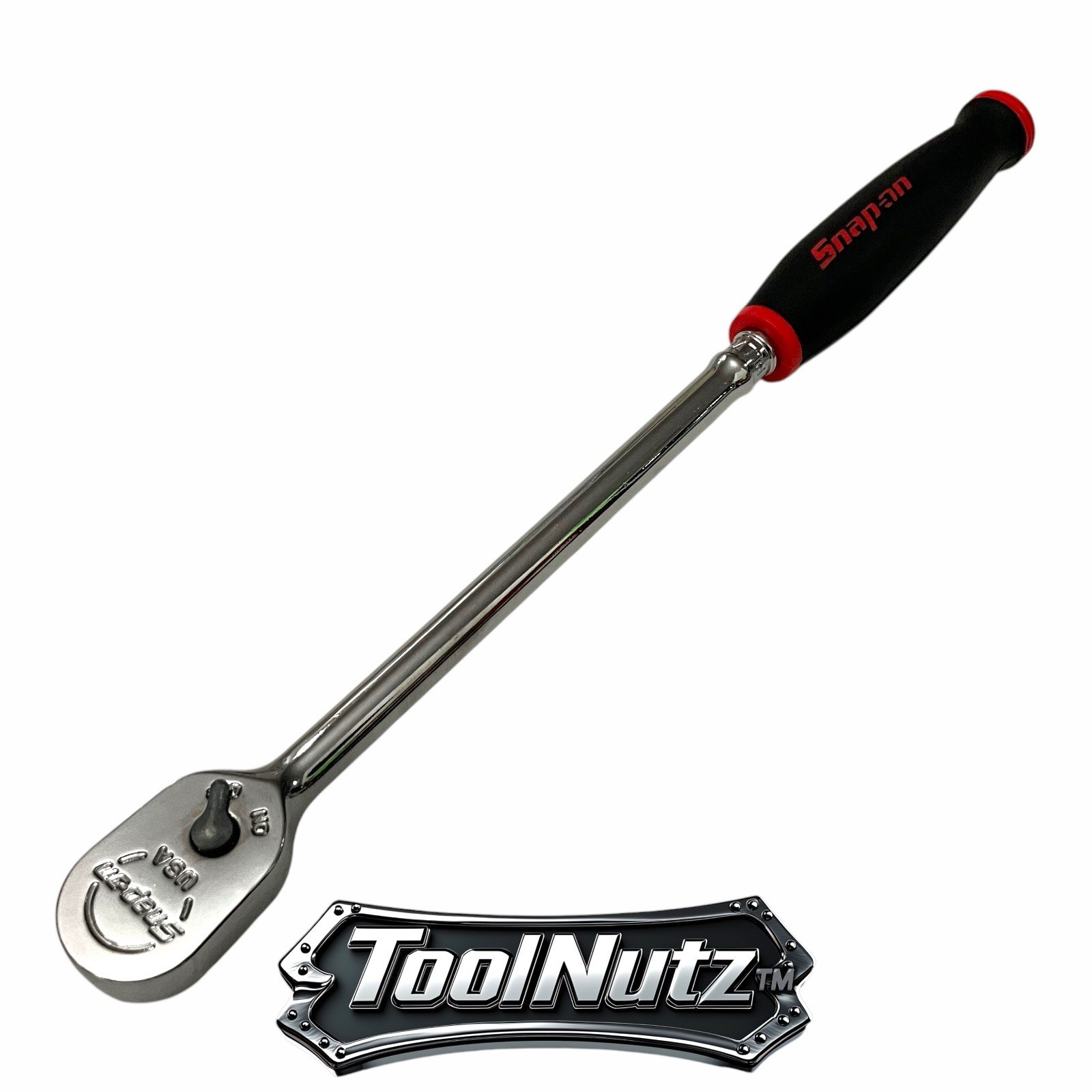Snap-on Tools NEW THLL72 1/4 Dr RED Soft Grip Extra Long Handle 72 Tooth Ratchet