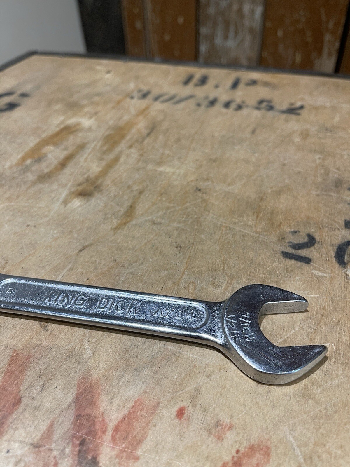 KING DICK Spanner 3/8 W And 7/16 W Tools Toolkit Woodworking Garage Industrial