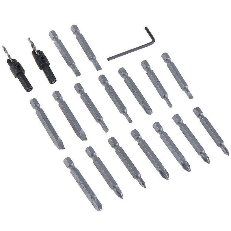 20pcs/Box Half Time Drill Driver Multi Function Screwdriver Tool Screw Power F