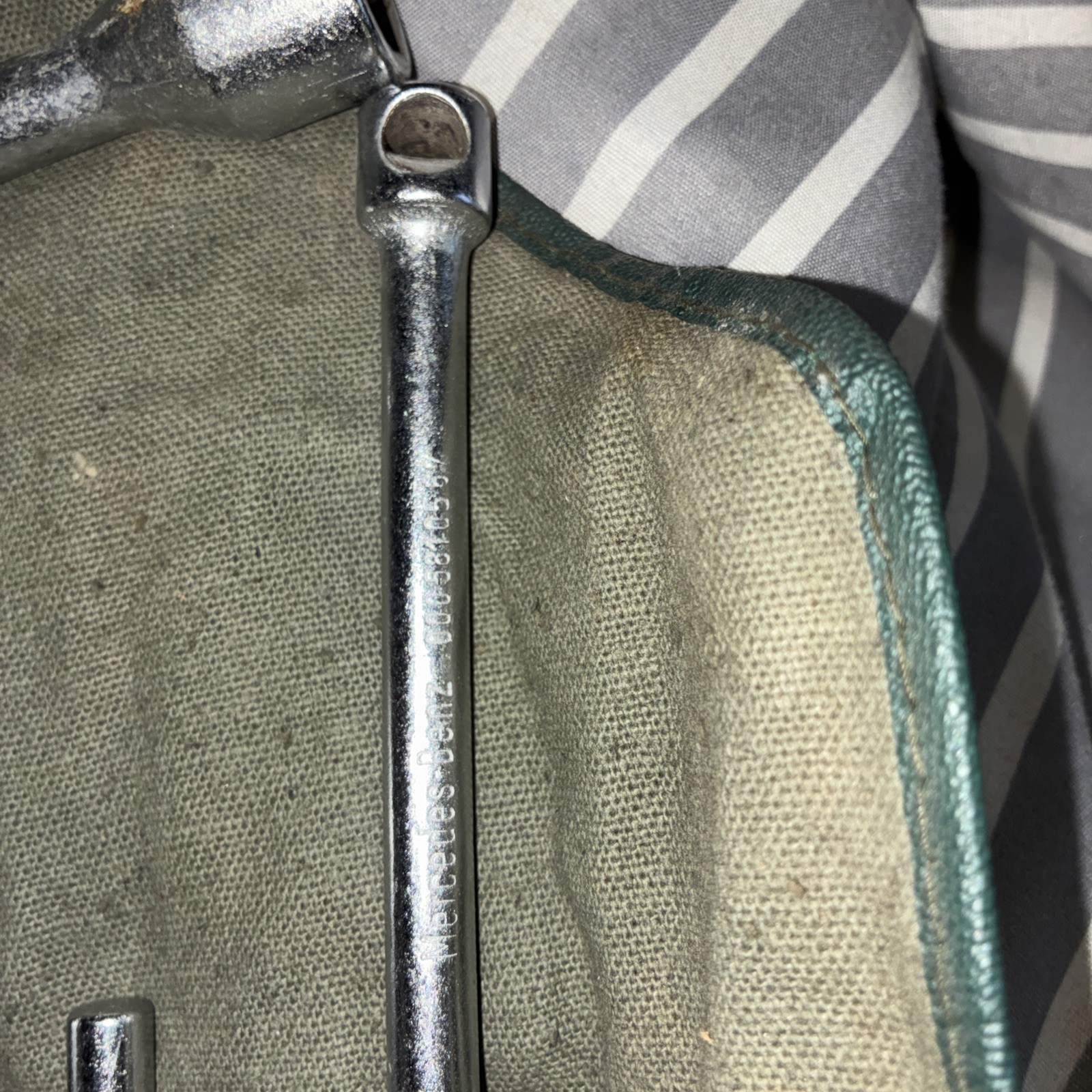 Vintage Mercedes Benz Tool Kit OEM Factory Wrenches In Green Bag Good Condition