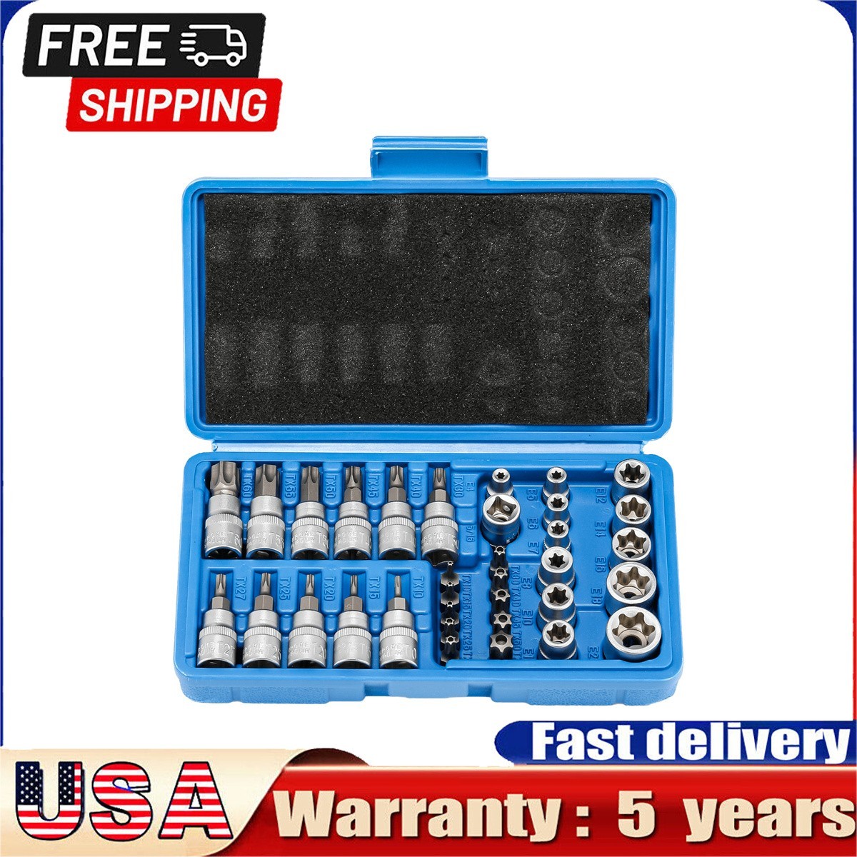 E-Torx Socket inverted torx socket for European Car Tool Torx Socket Set