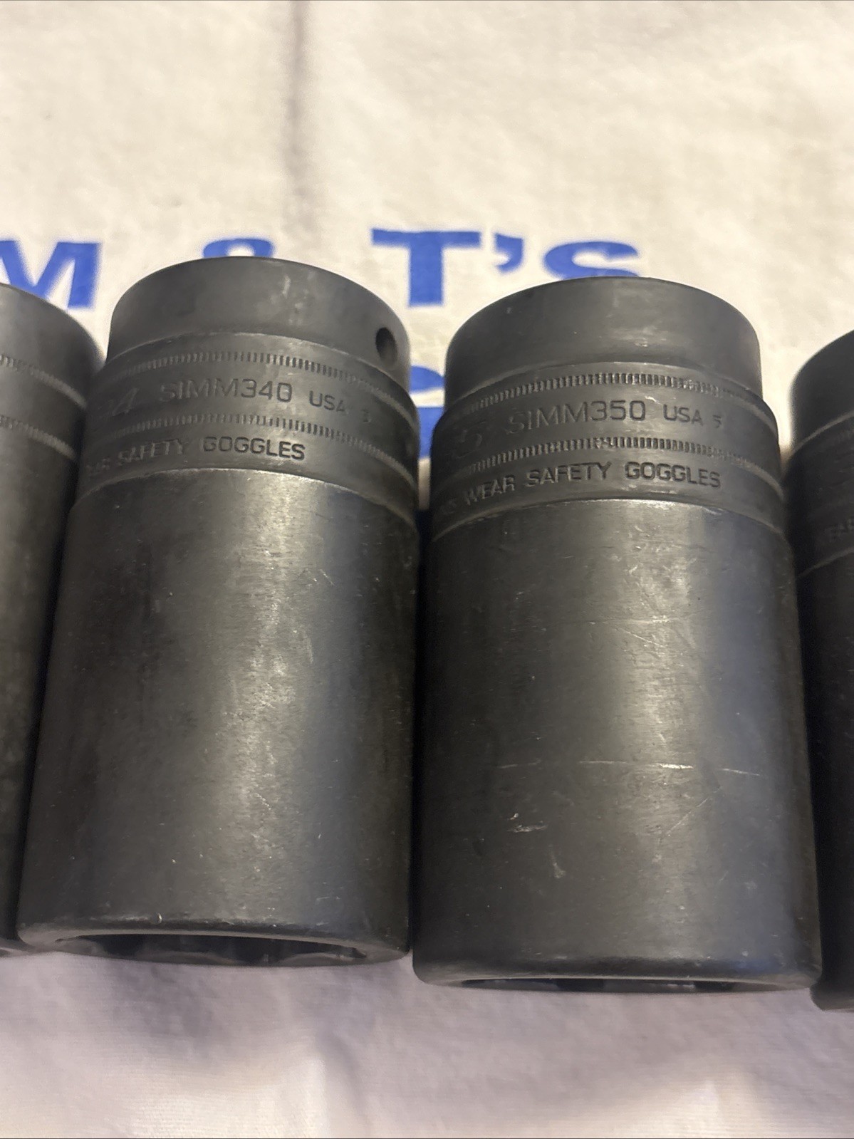 Snap-on 1/2″ Drive 5pc 6pt Metric Deep Impact Set (29-30, 34-36 mm) 305SIMMY