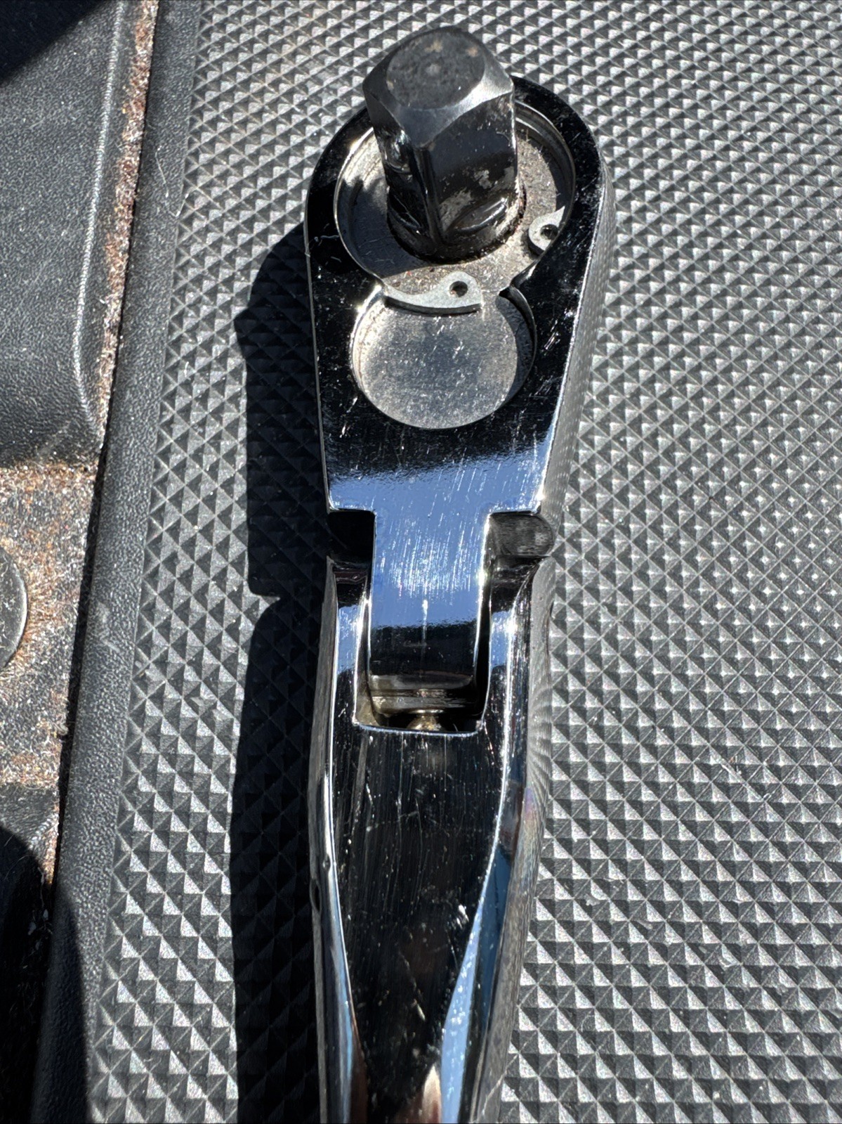 Sears Craftsman 12″ Flex Head Ratchet 3/8″ Drive Black 44836 Stickered USA Nos
