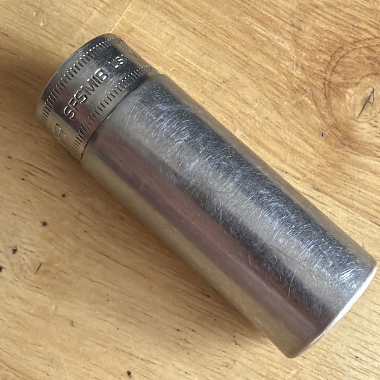 Snap On Tools 18mm Deep Socket 3/8″ Drive 6 Point SFSM18 Made in USA