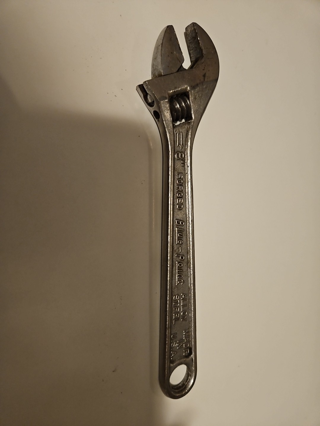 Blue Point by Snap-on 8″ USA Adjustable Wrench Blue-Point Drop Forged