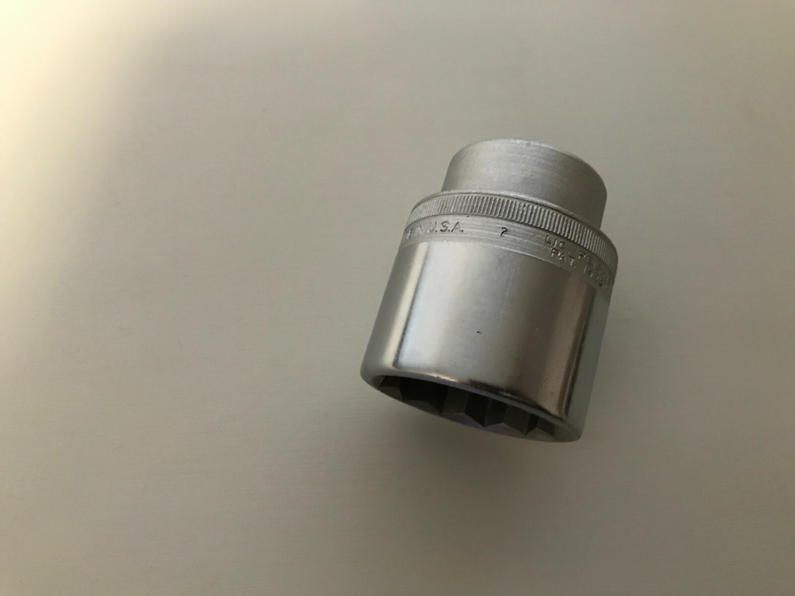 *NICE 1947* Snap-On Tools USA 3/4″ Drive 1-5/8″ SAE Shallow Chrome Socket LDH522