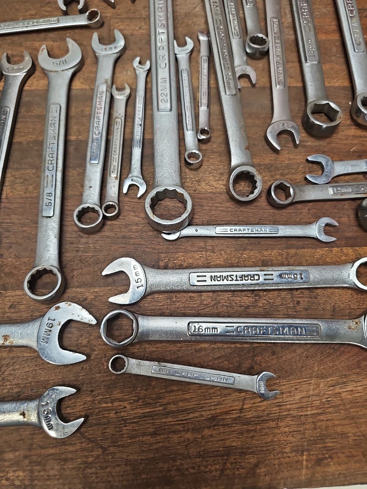 PP15- 50 Vintage USA CRAFTSMAN Wrenches – Assorted SAE & Metric –