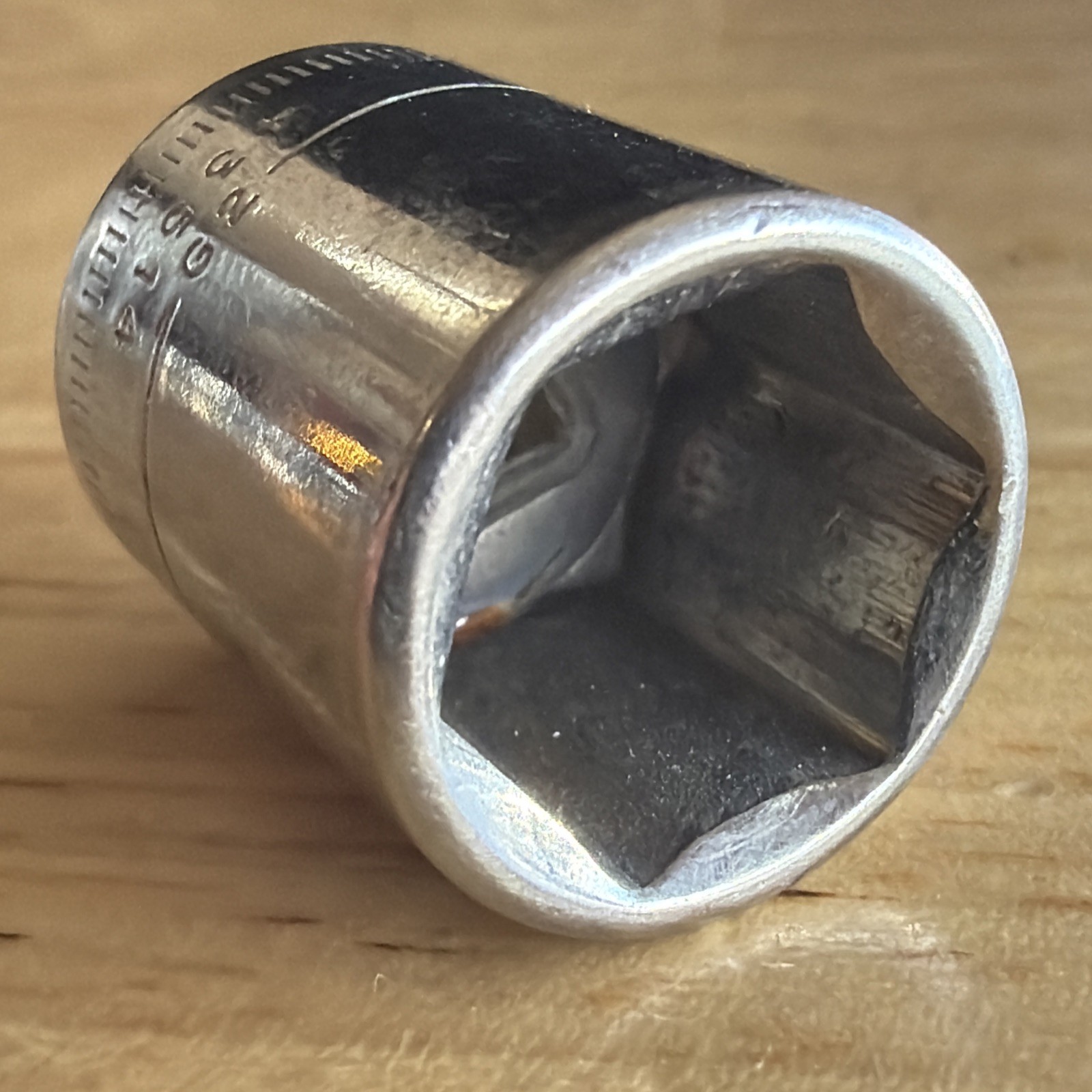 Craftsman 13mm Shallow Socket 1/4″ Drive 6 Point Inverted G2 Series 43514 USA